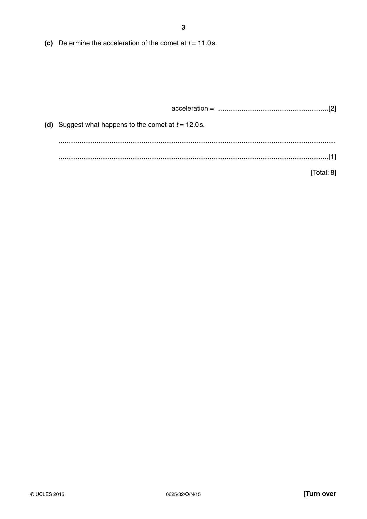 Cambridge IGCSE Physics 0625 2015 Oct/Nov Paper 3 · Variant 2 question paper, page 3 of 20