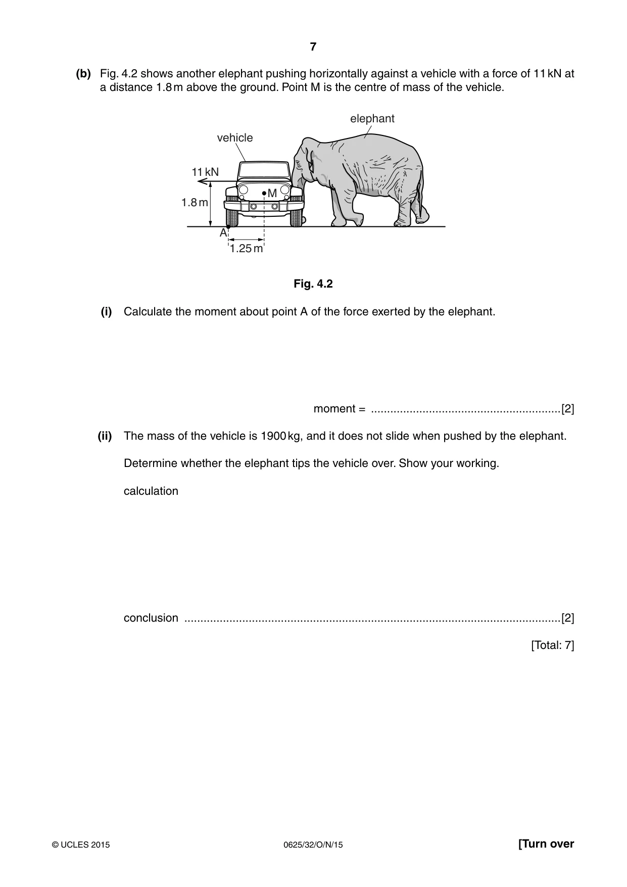 Cambridge IGCSE Physics 0625 2015 Oct/Nov Paper 3 · Variant 2 question paper, page 7 of 20