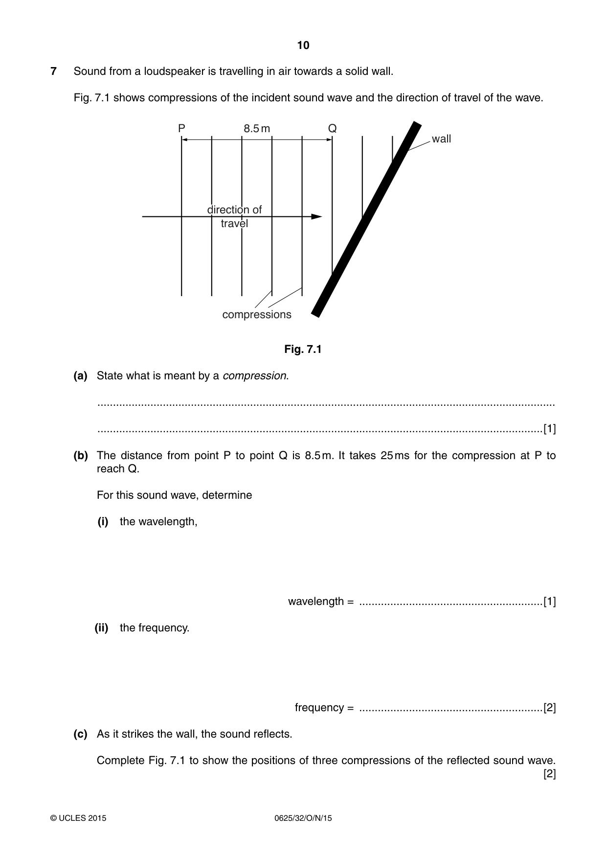 Cambridge IGCSE Physics 0625 2015 Oct/Nov Paper 3 · Variant 2 question paper, page 10 of 20