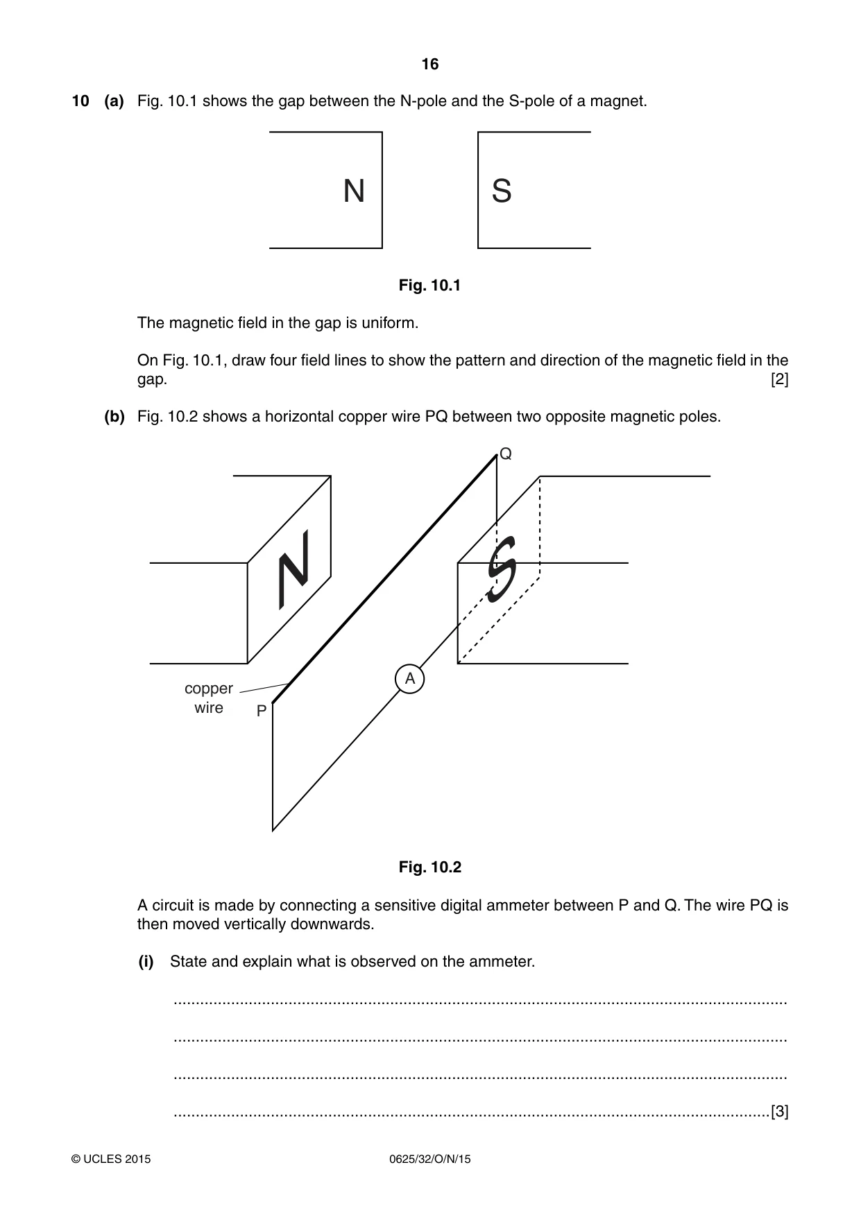 Cambridge IGCSE Physics 0625 2015 Oct/Nov Paper 3 · Variant 2 question paper, page 16 of 20