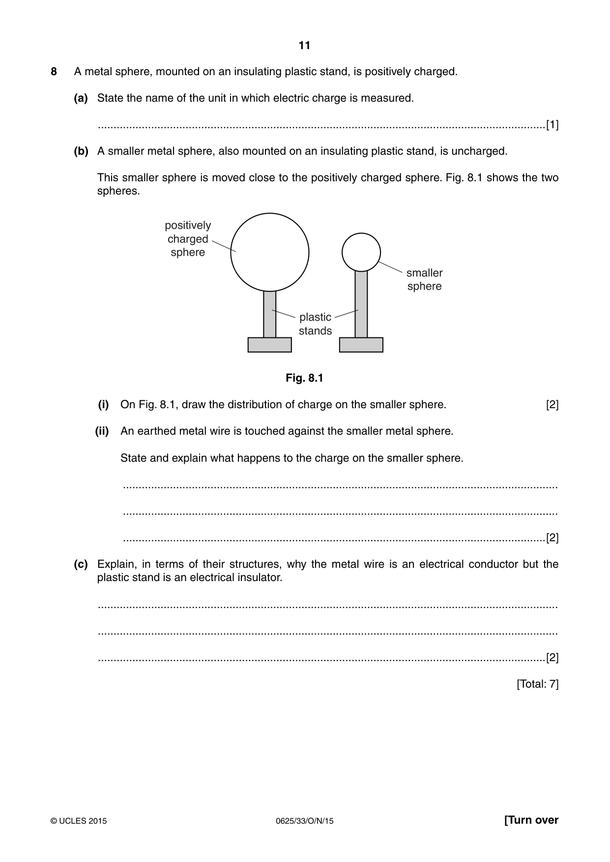 Cambridge IGCSE Physics 0625 2015 Oct/Nov Paper 3 · Variant 3 question paper, page 11 of 16