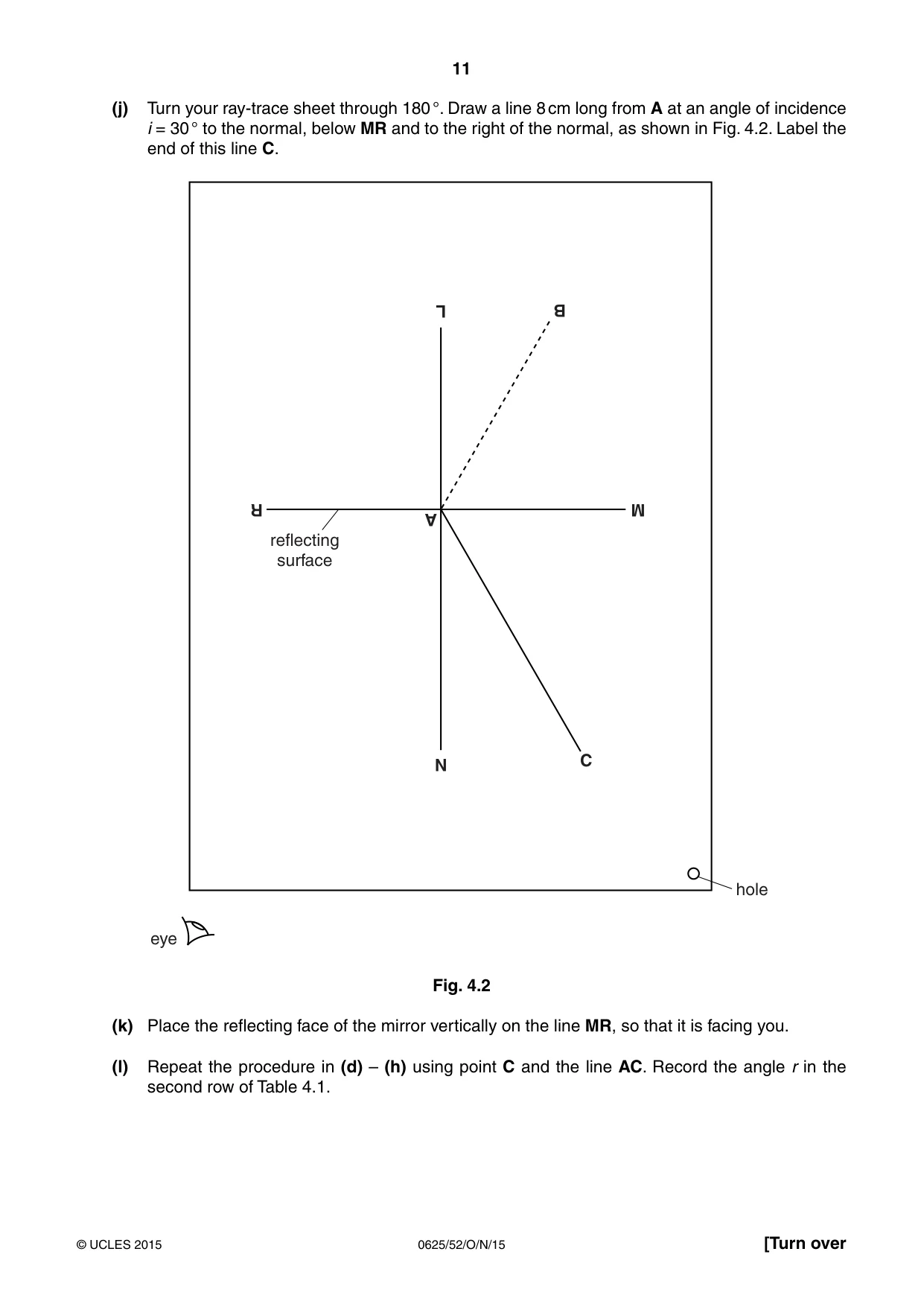 Cambridge IGCSE Physics 0625 2015 Oct/Nov Paper 5 · Variant 2 question paper, page 11 of 12