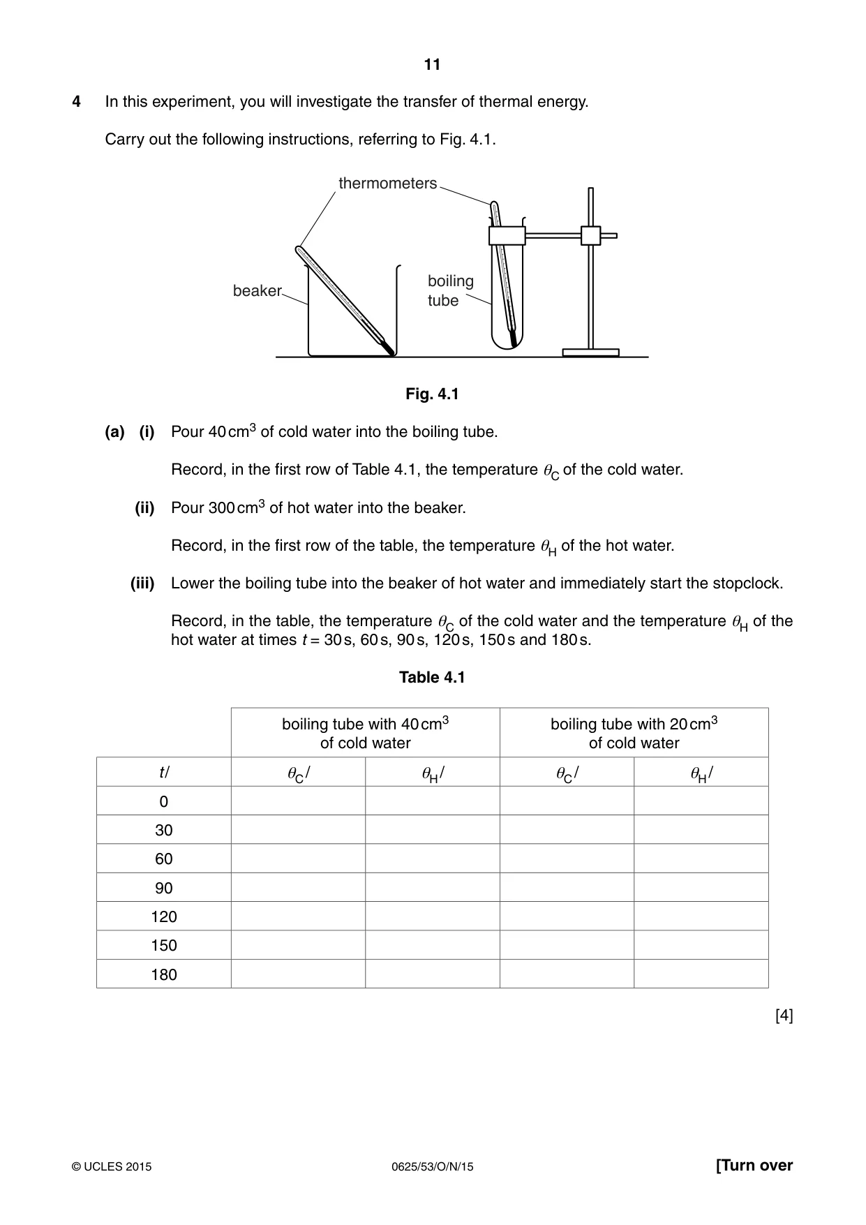 Cambridge IGCSE Physics 0625 2015 Oct/Nov Paper 5 · Variant 3 question paper, page 11 of 12