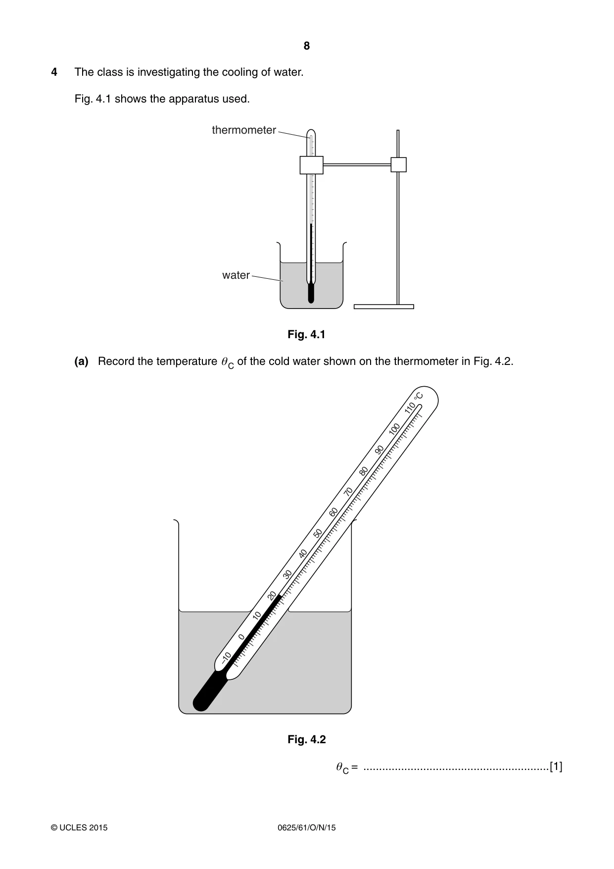 Cambridge IGCSE Physics 0625 2015 Oct/Nov Paper 6 · Variant 1 question paper, page 8 of 12
