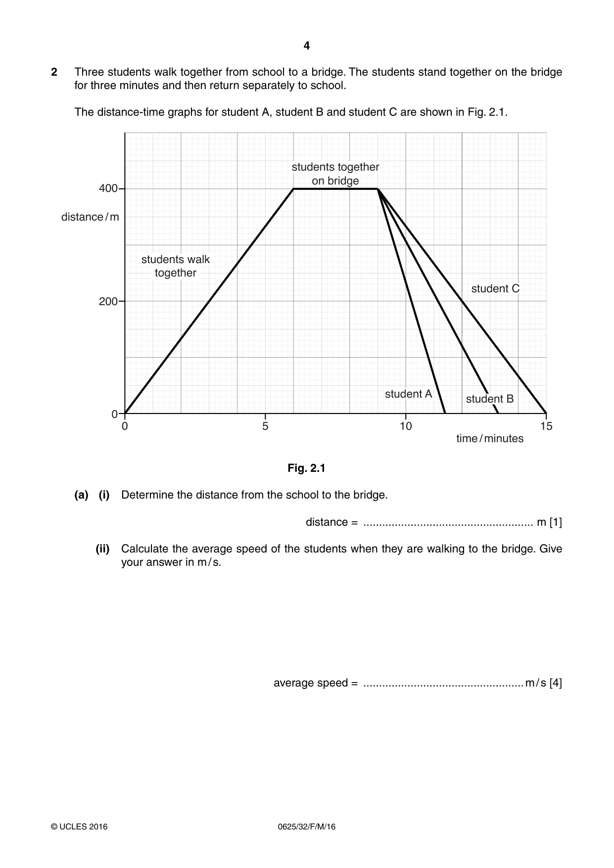 Cambridge IGCSE Physics 0625 2016 Feb/March Paper 3 · Variant 2 question paper, page 4 of 24