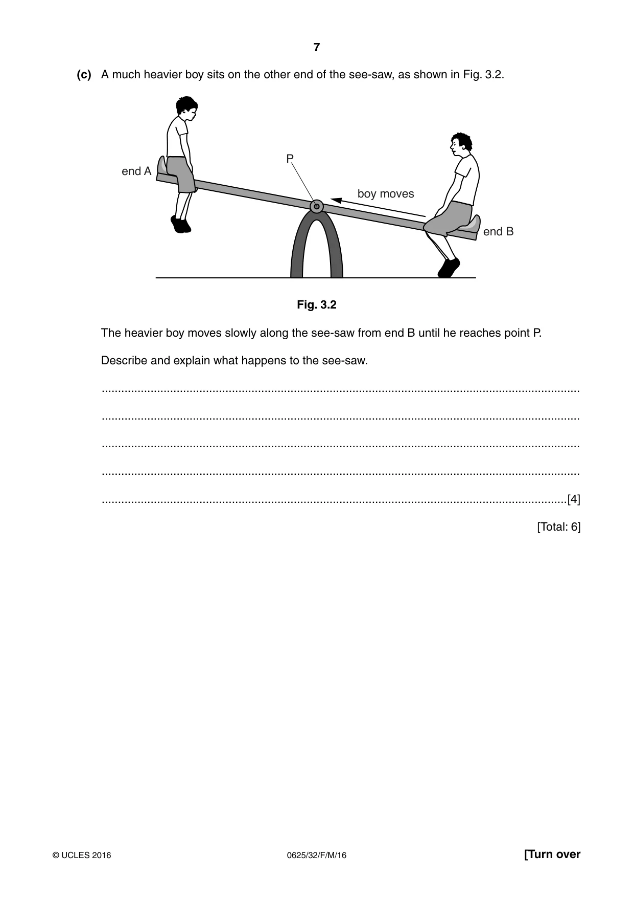 Cambridge IGCSE Physics 0625 2016 Feb/March Paper 3 · Variant 2 question paper, page 7 of 24