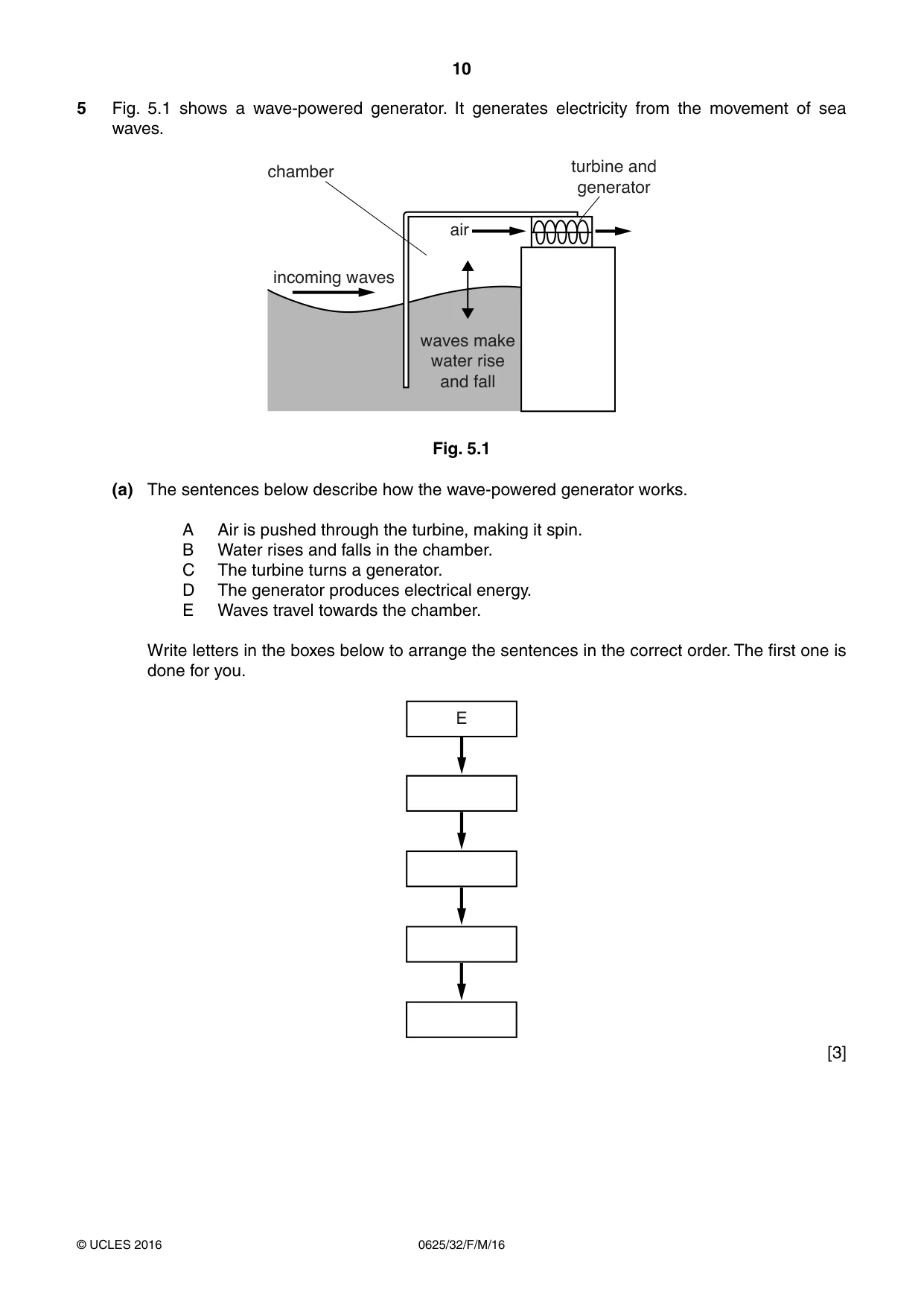 Cambridge IGCSE Physics 0625 2016 Feb/March Paper 3 · Variant 2 question paper, page 10 of 24