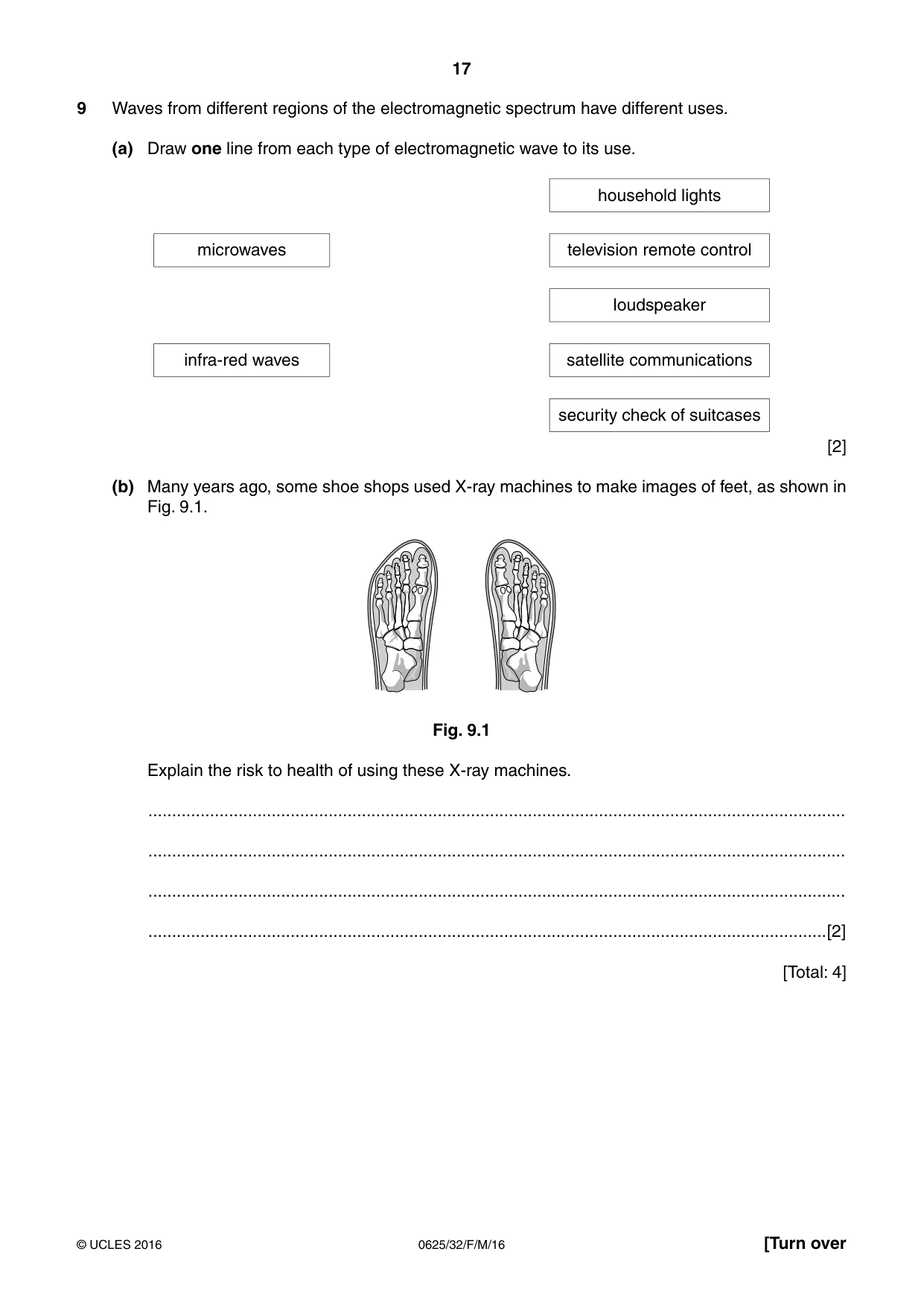 Cambridge IGCSE Physics 0625 2016 Feb/March Paper 3 · Variant 2 question paper, page 17 of 24
