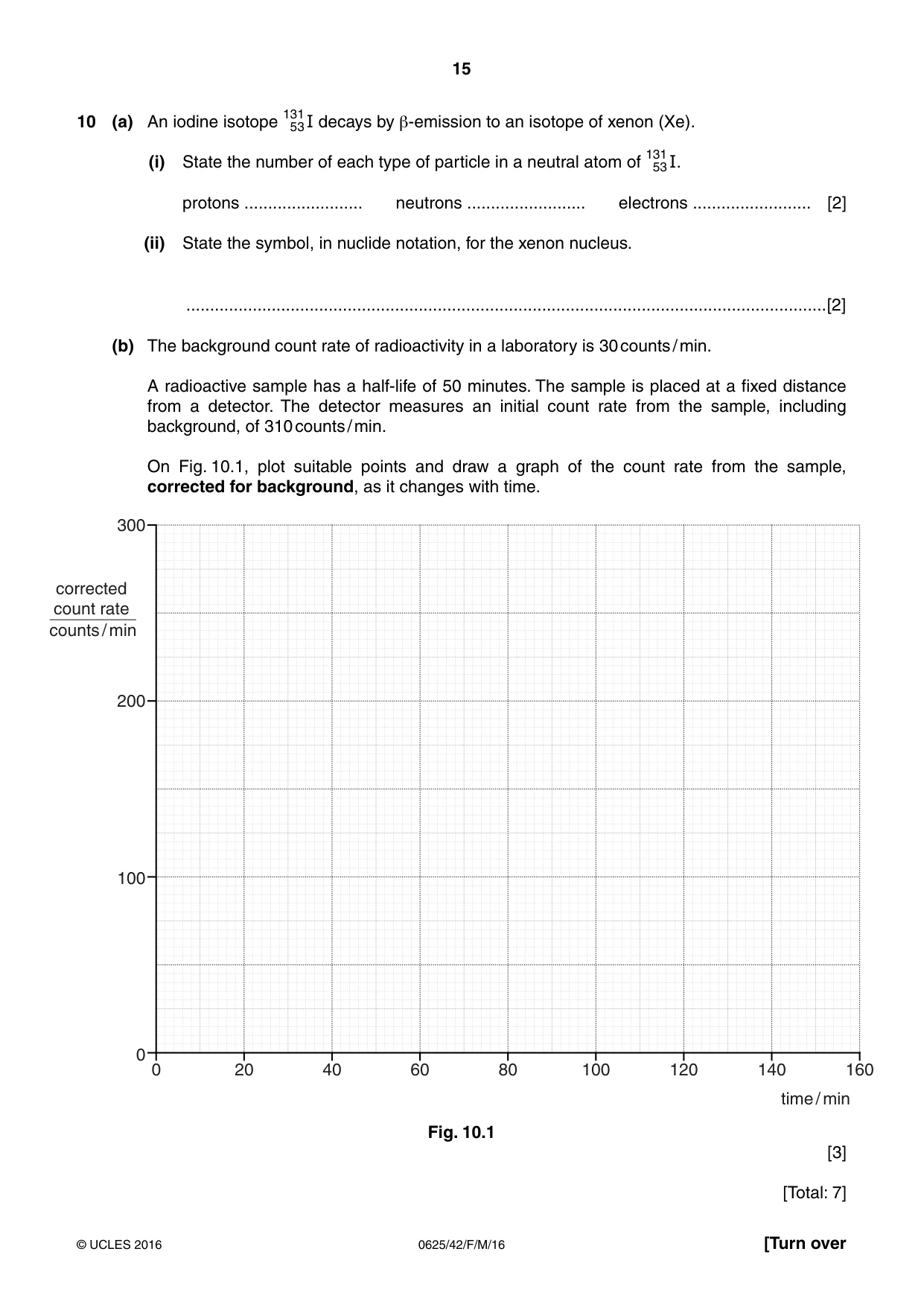 Cambridge IGCSE Physics 0625 2016 Feb/March Paper 4 · Variant 2 question paper, page 15 of 16
