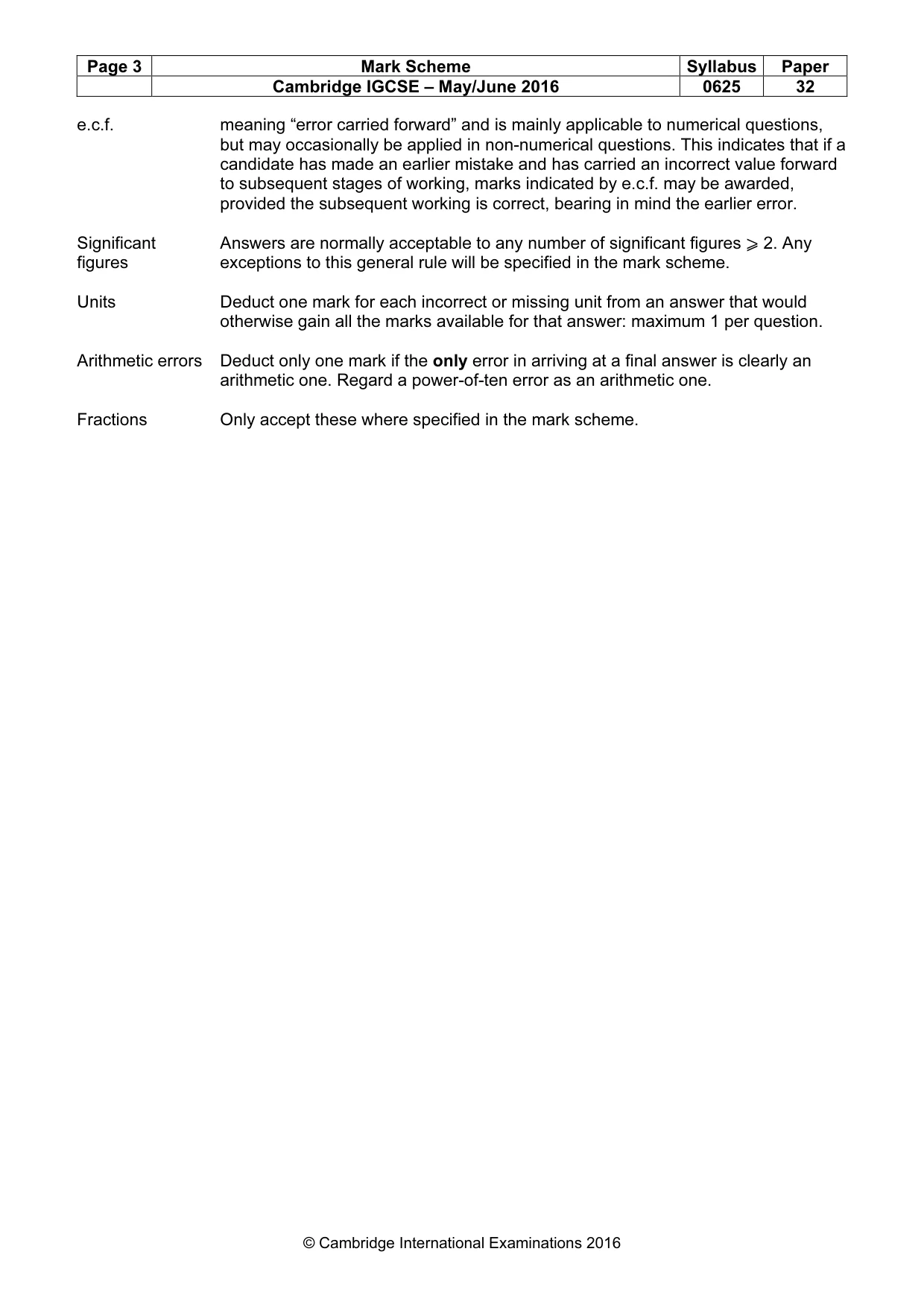 Mark scheme, page 3 of 10