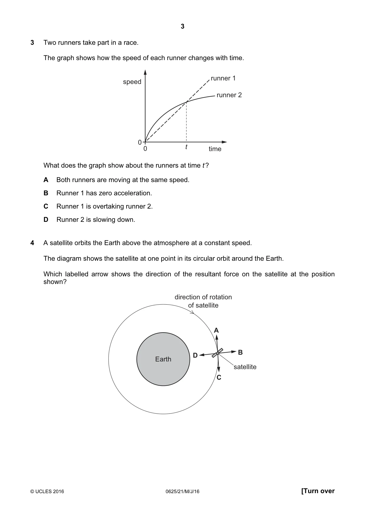Cambridge IGCSE Physics 0625 2016 May/June Paper 2 · Variant 1 question paper, page 3 of 20