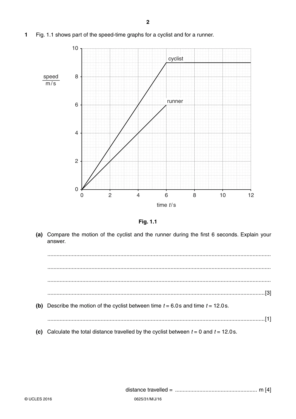 Cambridge IGCSE Physics 0625 2016 May/June Paper 3 · Variant 1 question paper, page 2 of 20