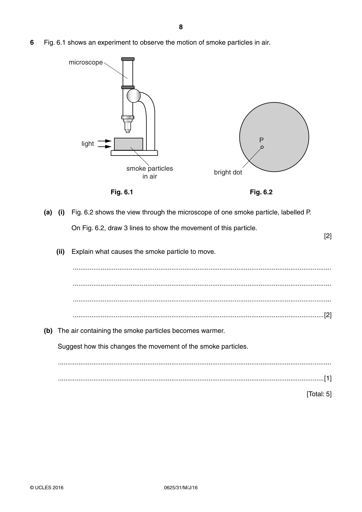 Cambridge IGCSE Physics 0625 2016 May/June Paper 3 · Variant 1 question paper, page 8 of 20
