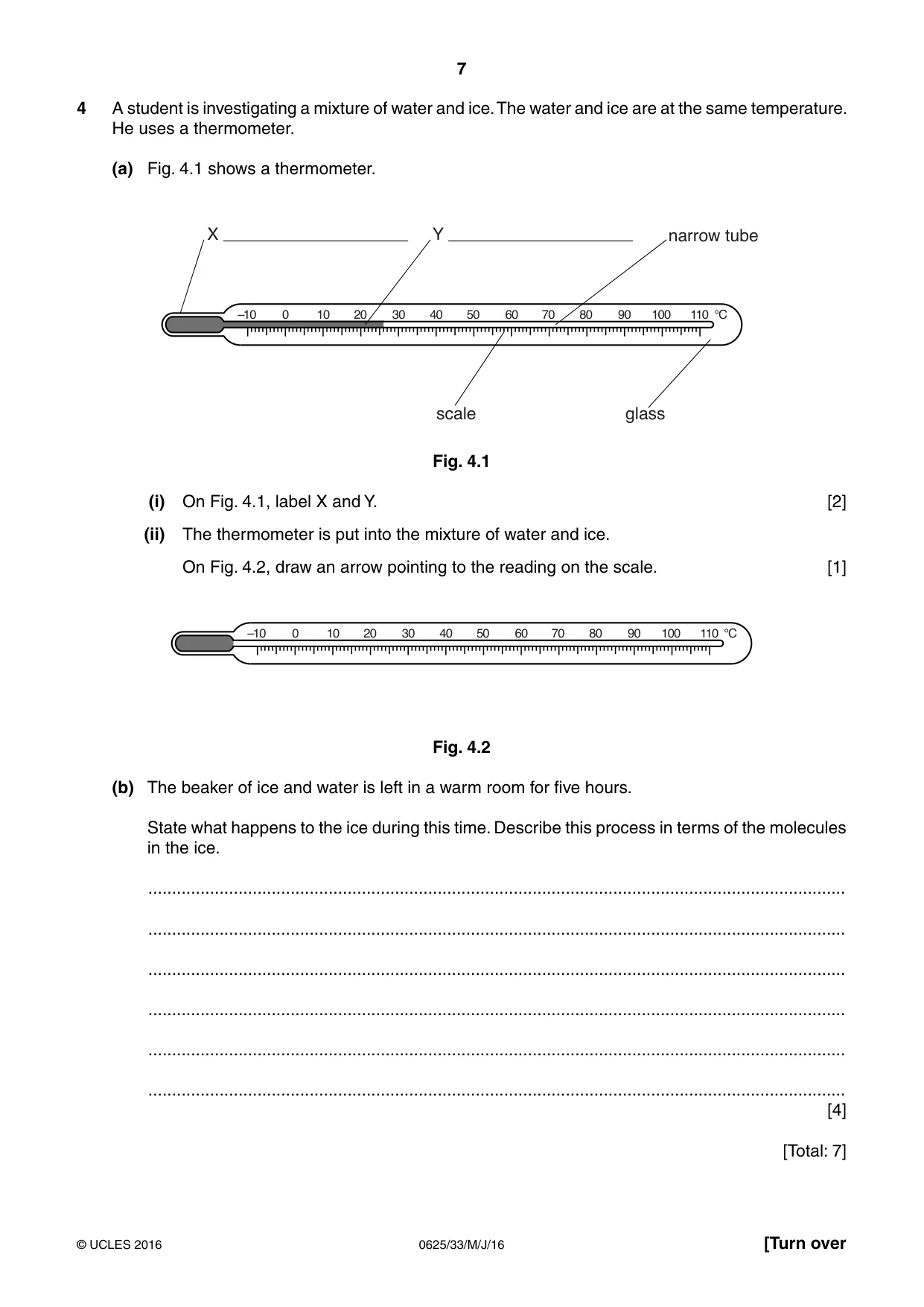 Cambridge IGCSE Physics 0625 2016 May/June Paper 3 · Variant 3 question paper, page 7 of 20