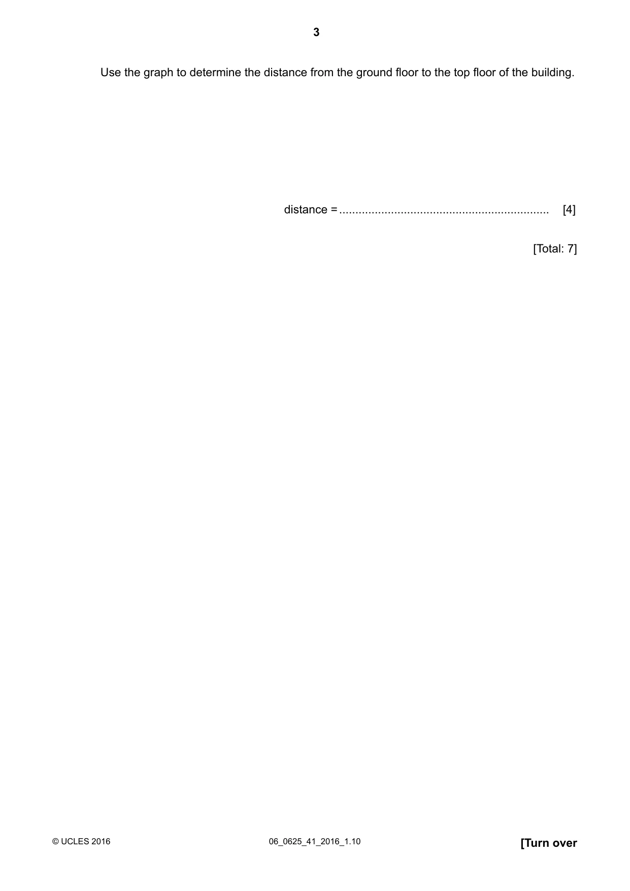 Cambridge IGCSE Physics 0625 2016 May/June Paper 4 · Variant 1 question paper, page 3 of 20