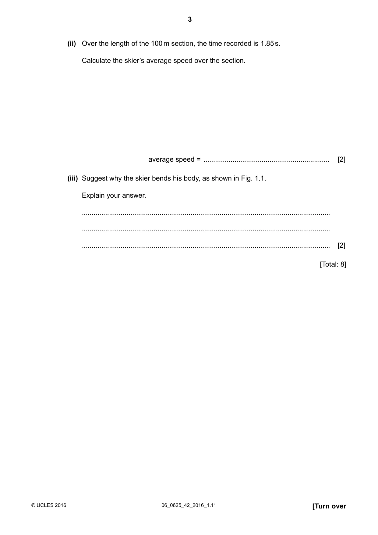 Cambridge IGCSE Physics 0625 2016 May/June Paper 4 · Variant 2 question paper, page 3 of 24