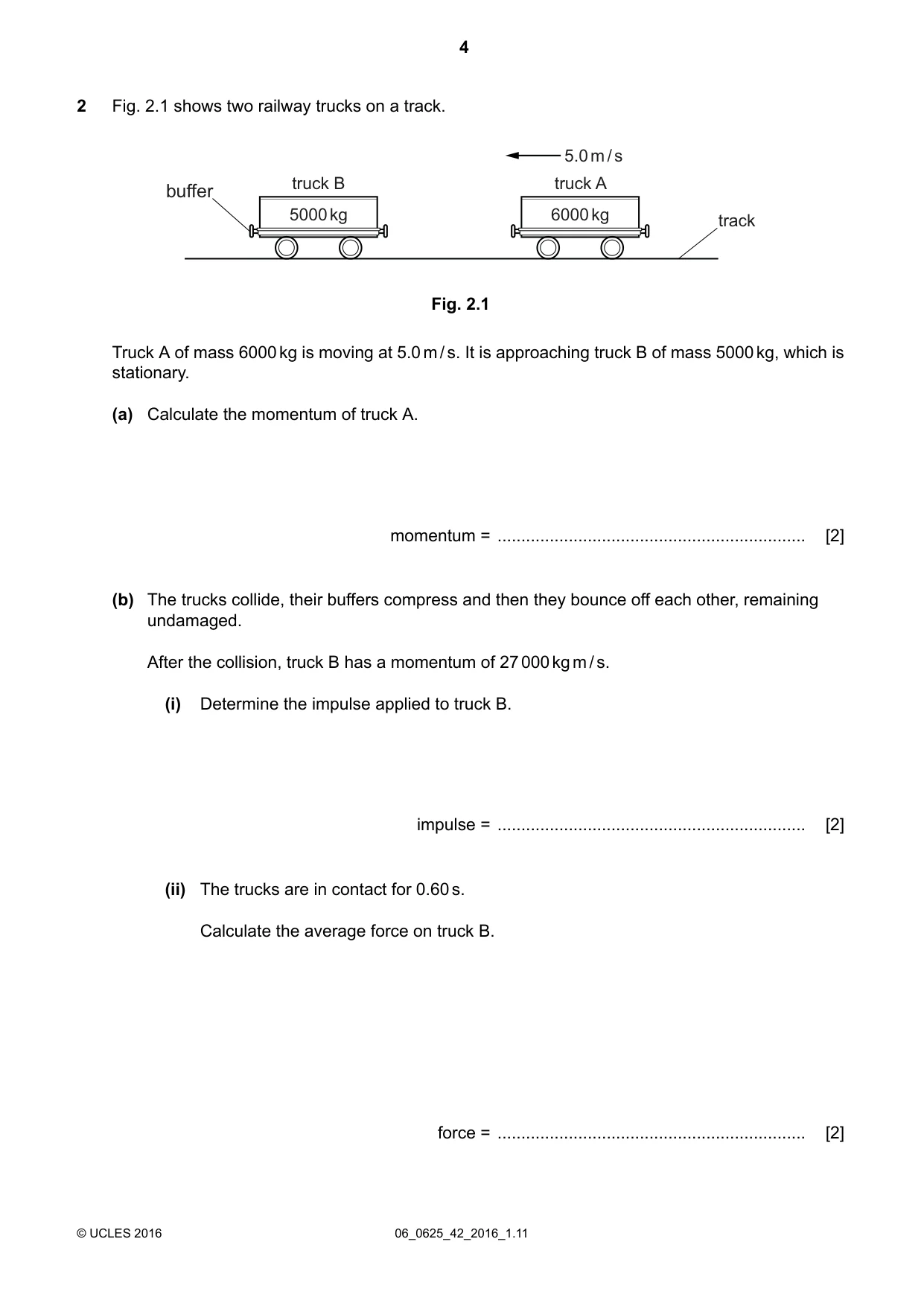 Cambridge IGCSE Physics 0625 2016 May/June Paper 4 · Variant 2 question paper, page 4 of 24