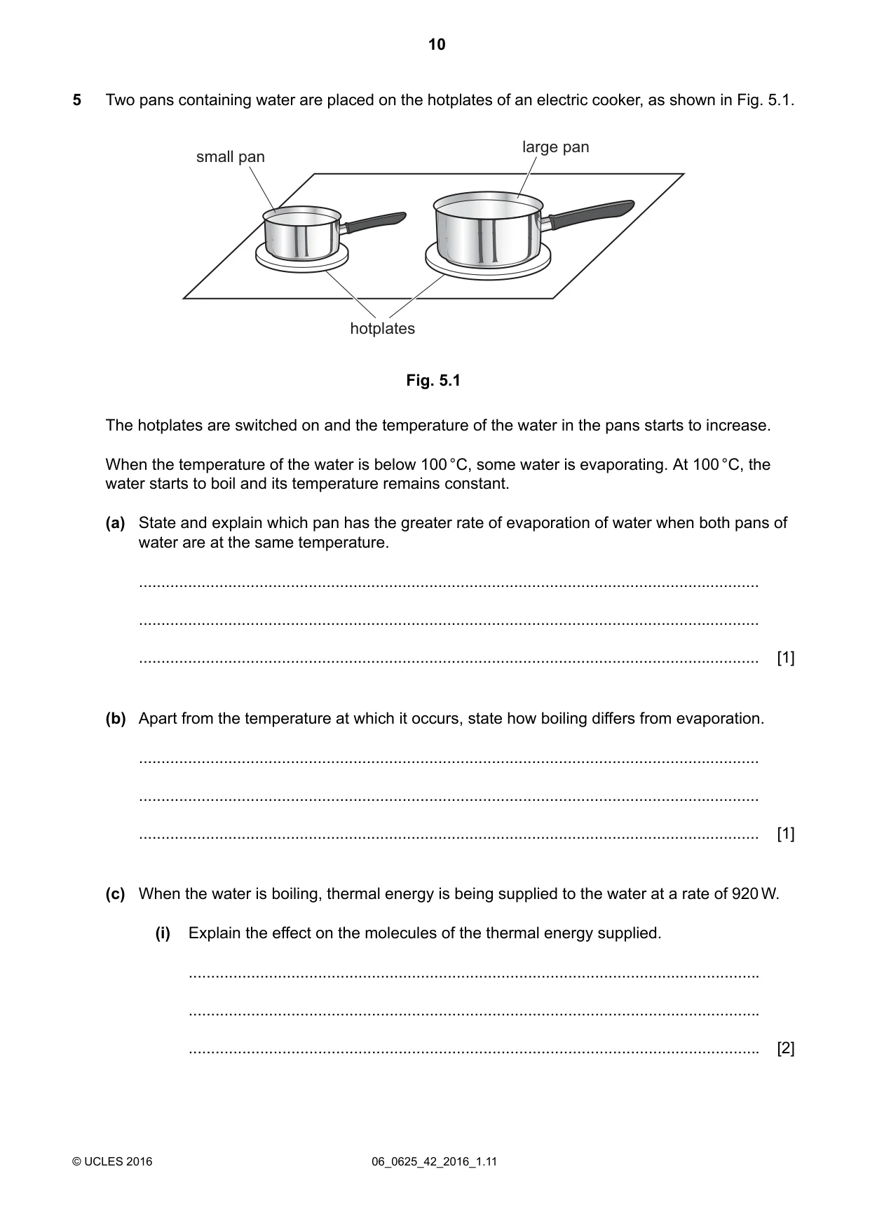 Cambridge IGCSE Physics 0625 2016 May/June Paper 4 · Variant 2 question paper, page 10 of 24