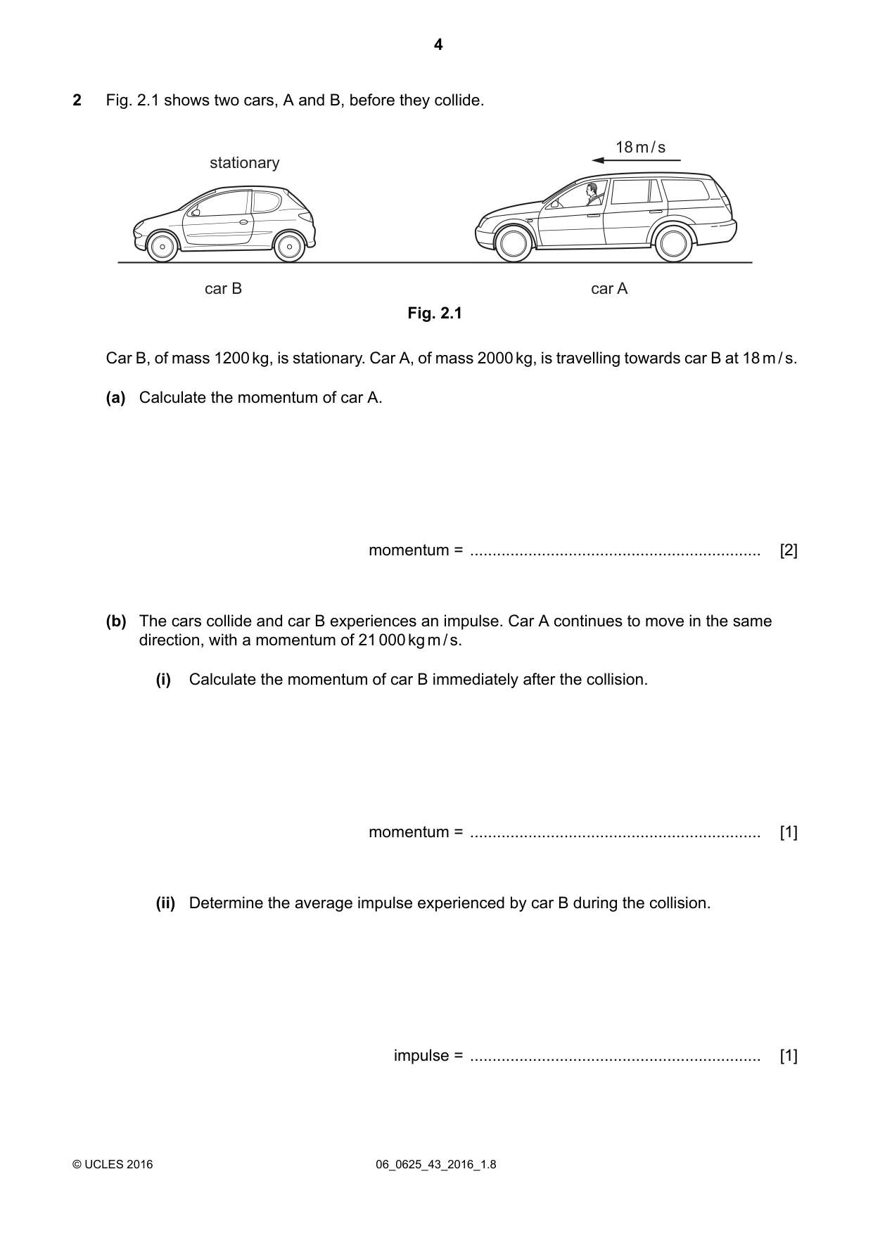 Cambridge IGCSE Physics 0625 2016 May/June Paper 4 · Variant 3 question paper, page 4 of 24