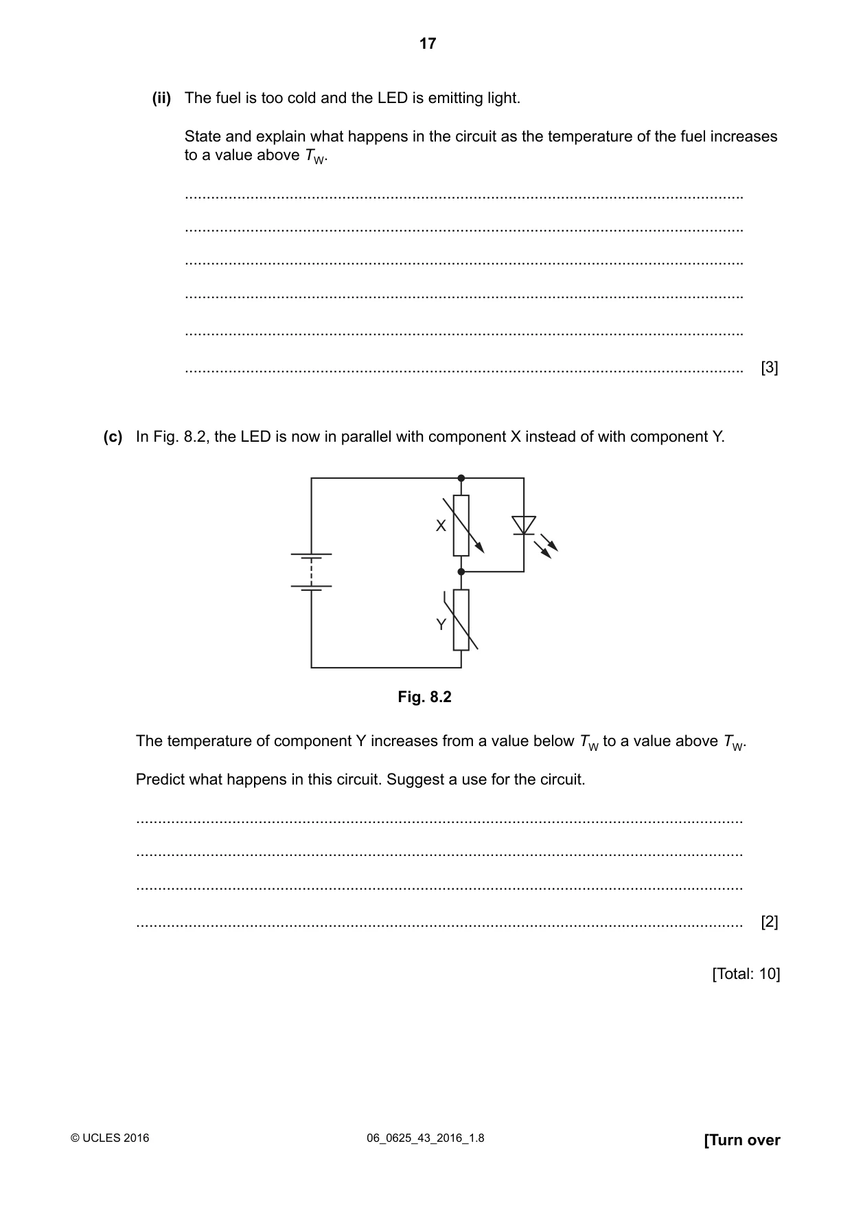 Cambridge IGCSE Physics 0625 2016 May/June Paper 4 · Variant 3 question paper, page 17 of 24