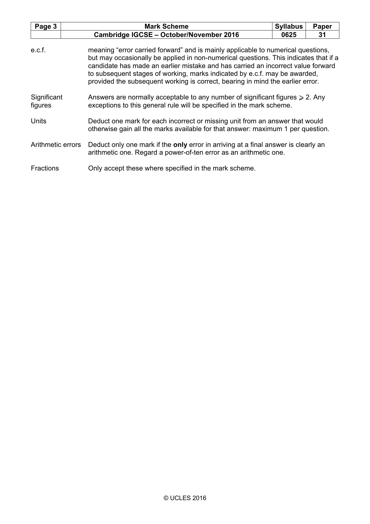 Mark scheme, page 3 of 13