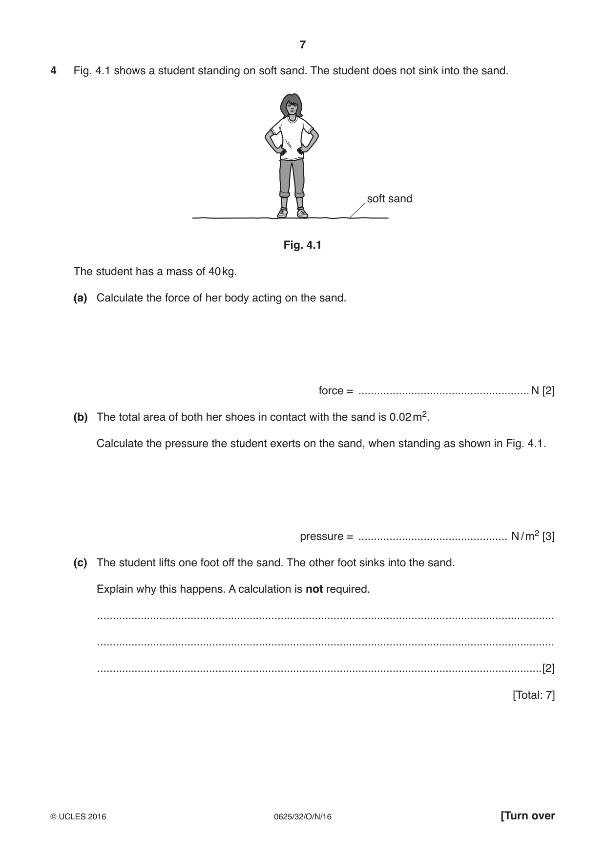 Cambridge IGCSE Physics 0625 2016 Oct/Nov Paper 3 · Variant 2 question paper, page 7 of 16