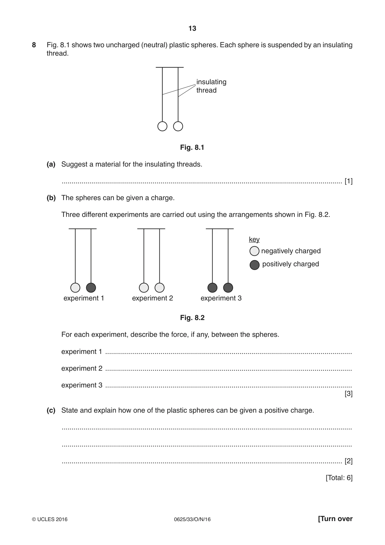 Cambridge IGCSE Physics 0625 2016 Oct/Nov Paper 3 · Variant 3 question paper, page 13 of 20