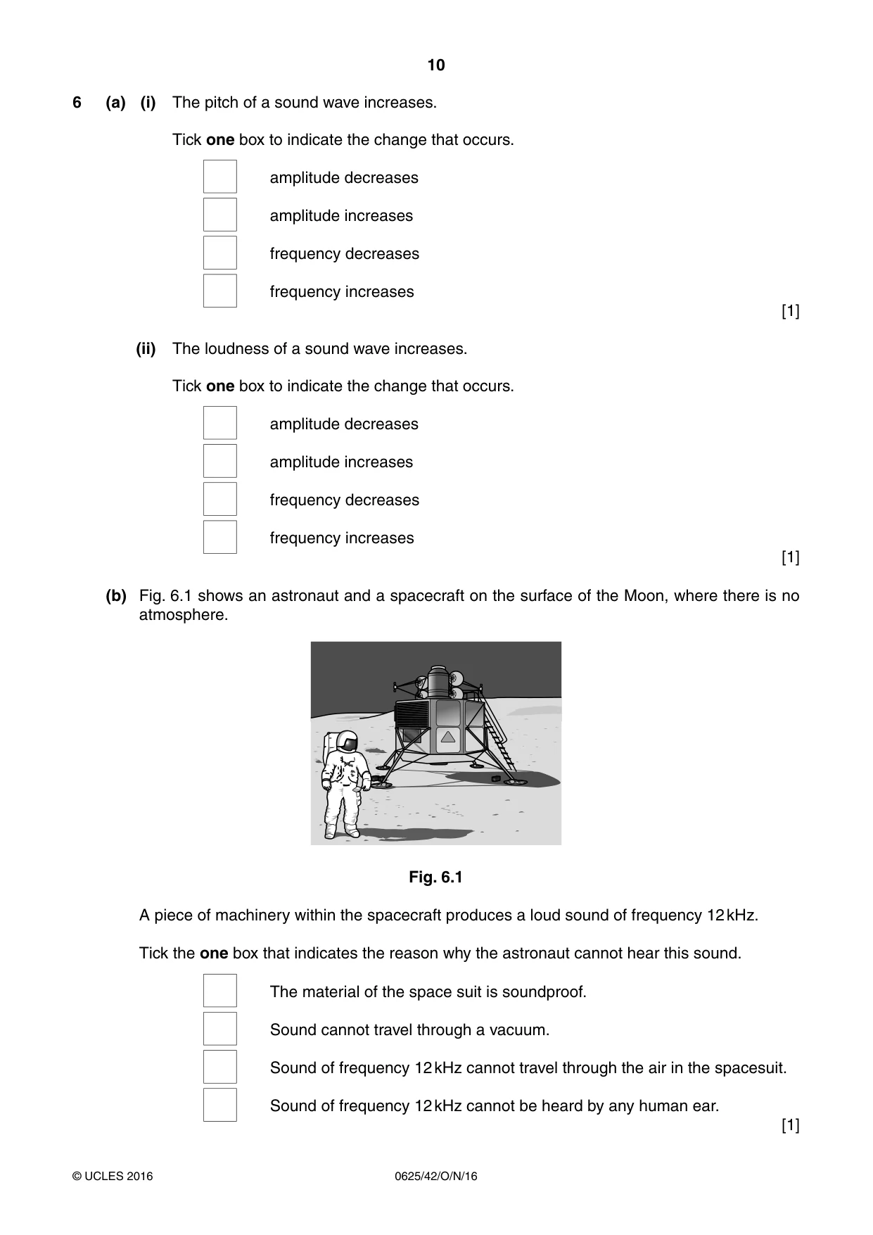 Cambridge IGCSE Physics 0625 2016 Oct/Nov Paper 4 · Variant 2 question paper, page 10 of 20