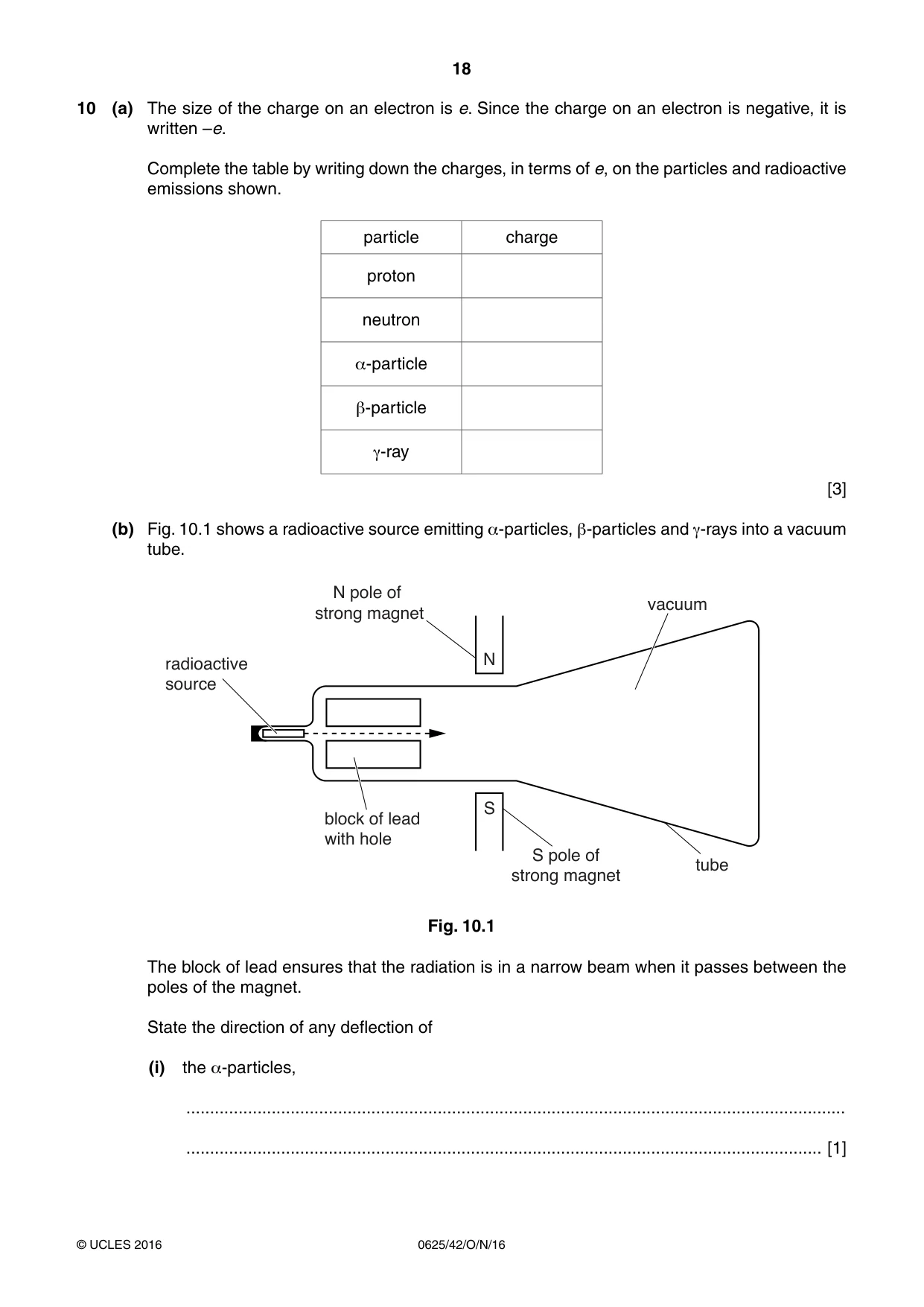 Cambridge IGCSE Physics 0625 2016 Oct/Nov Paper 4 · Variant 2 question paper, page 18 of 20