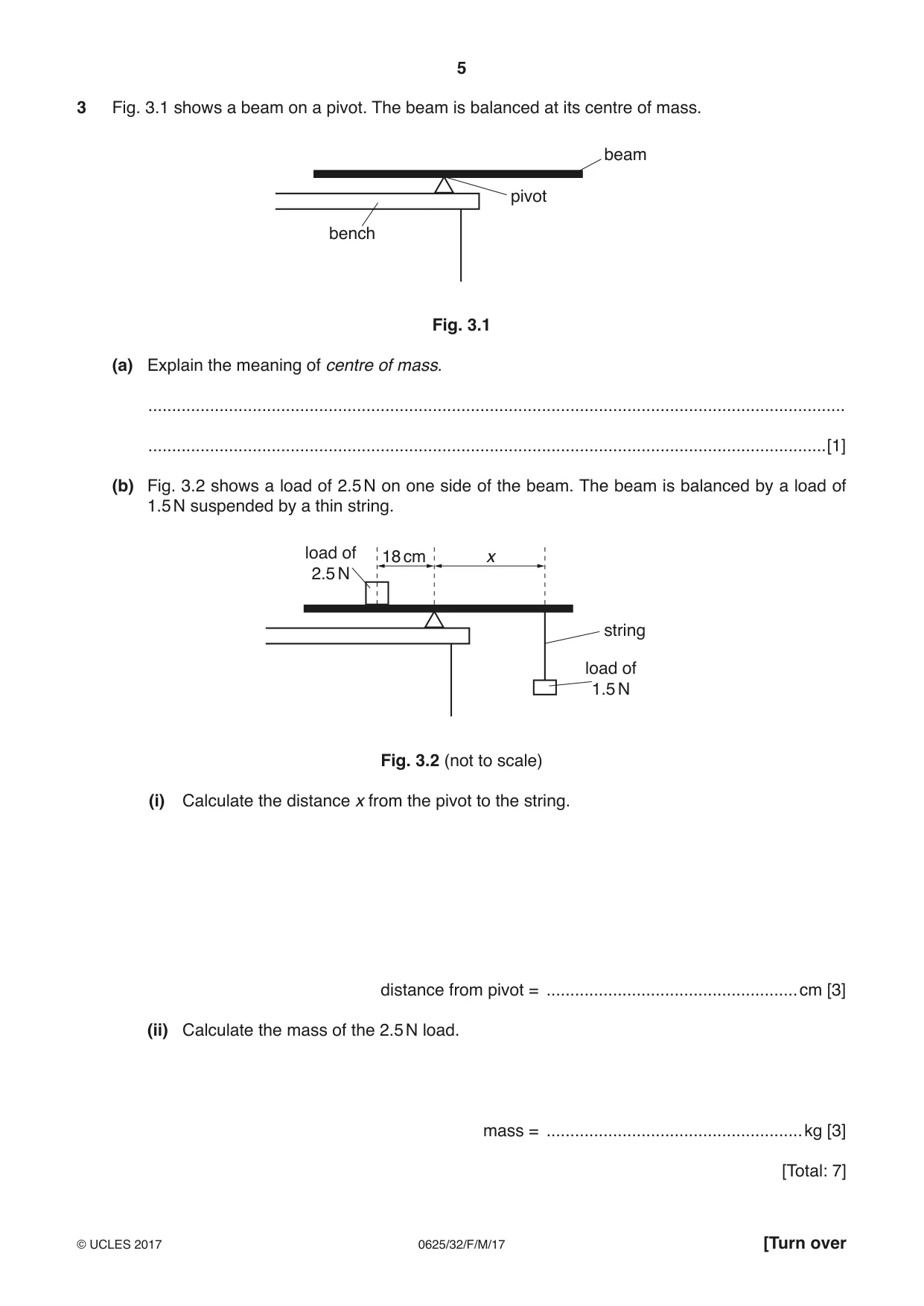 Cambridge IGCSE Physics 0625 2017 Feb/March Paper 3 · Variant 2 question paper, page 5 of 16