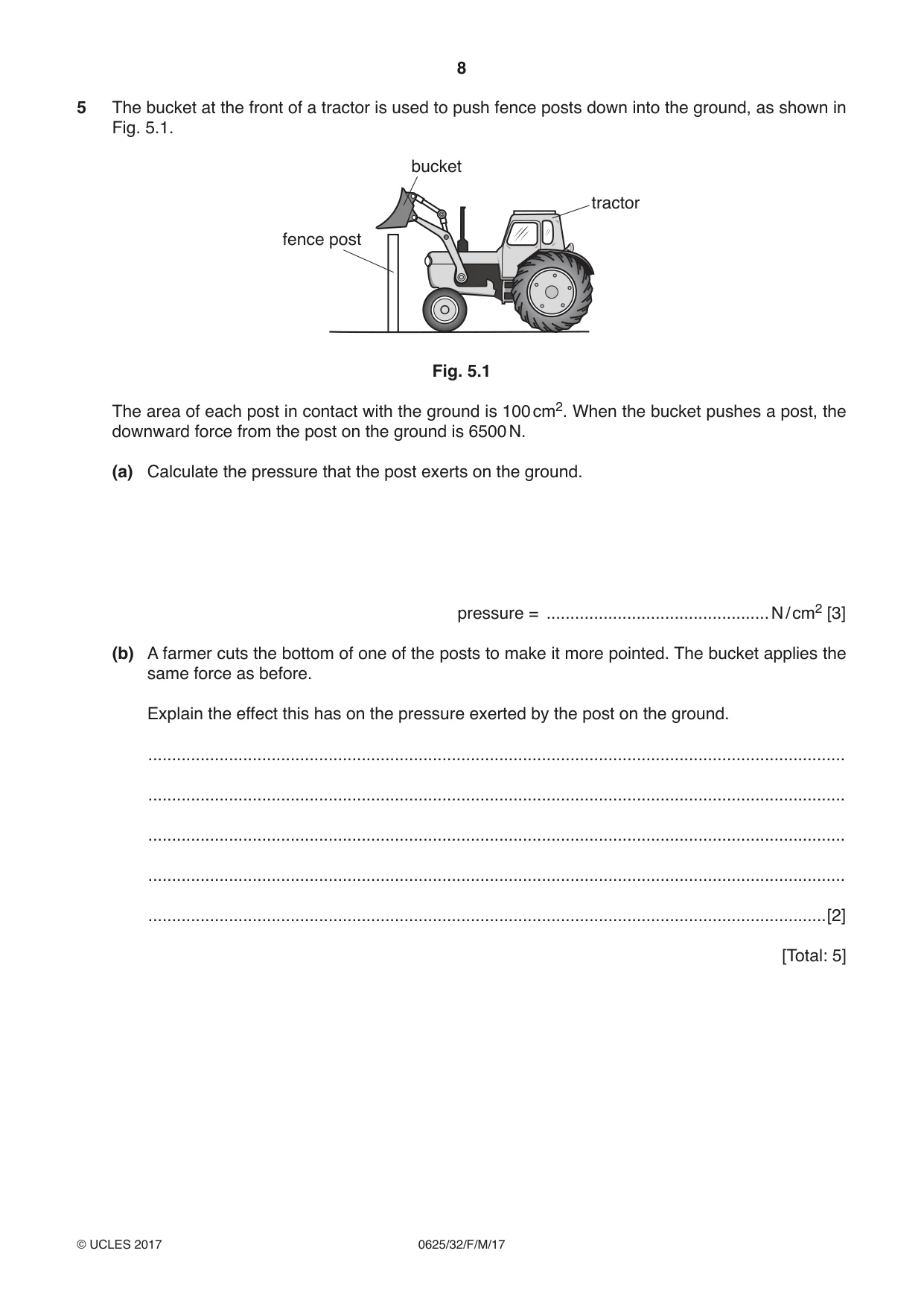 Cambridge IGCSE Physics 0625 2017 Feb/March Paper 3 · Variant 2 question paper, page 8 of 16