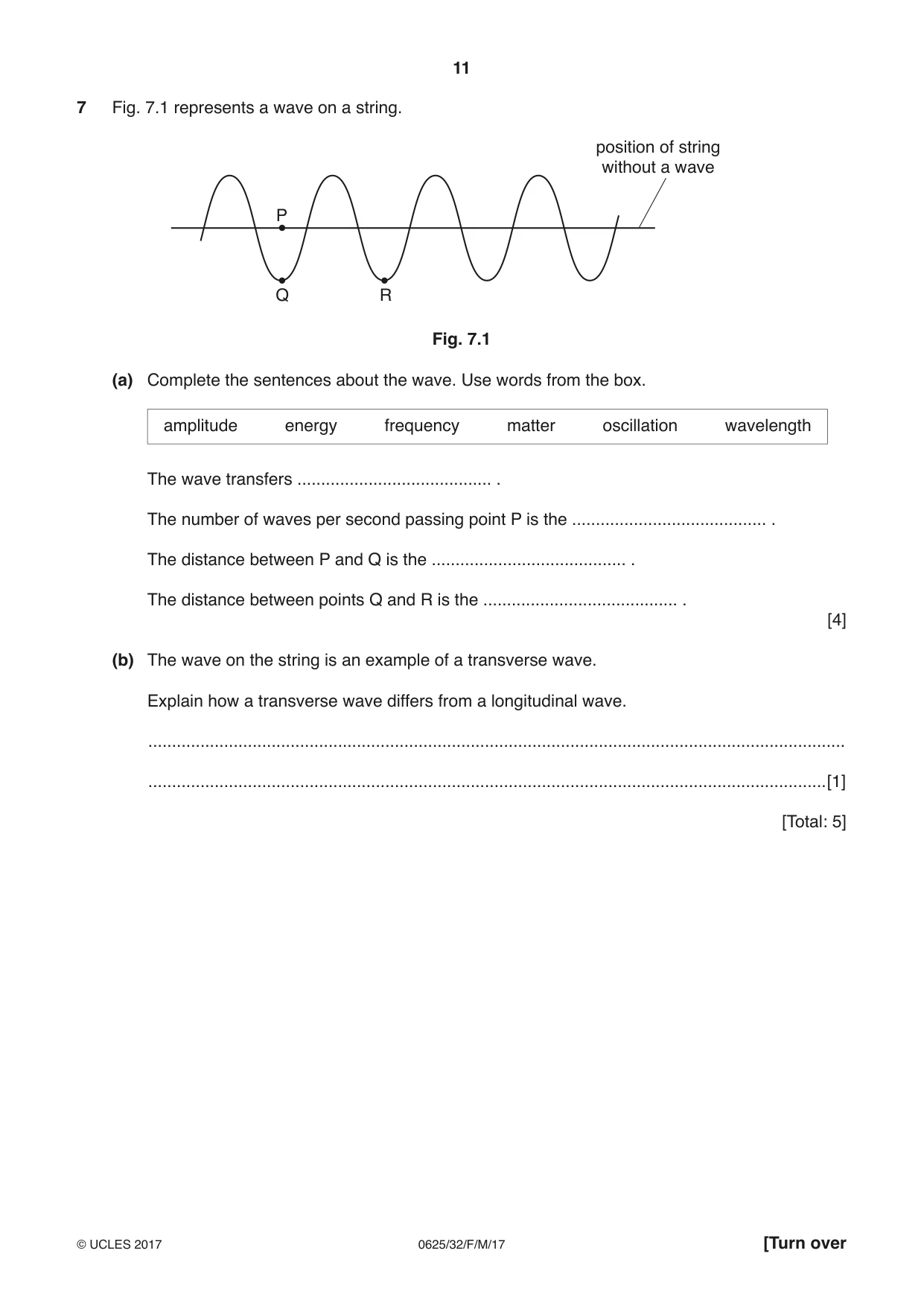 Cambridge IGCSE Physics 0625 2017 Feb/March Paper 3 · Variant 2 question paper, page 11 of 16