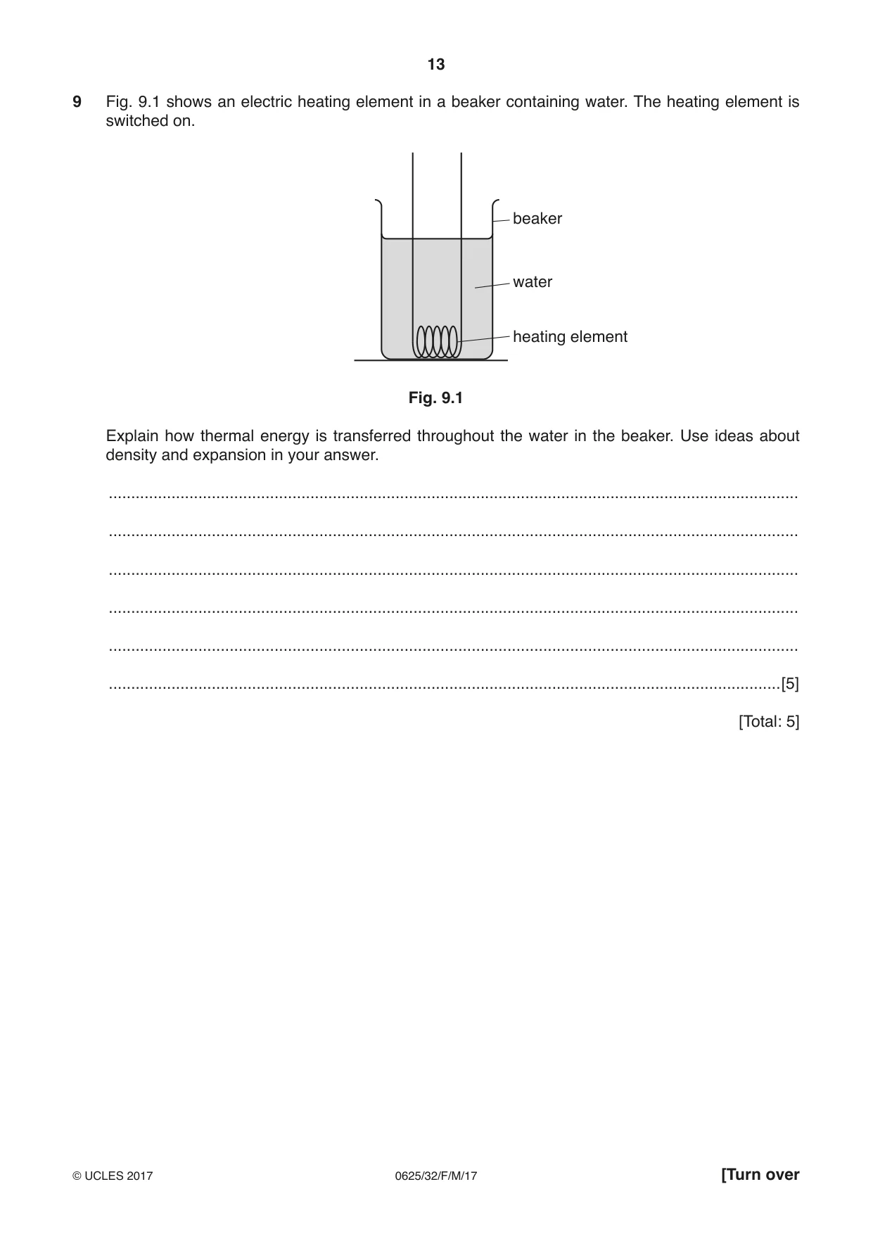 Cambridge IGCSE Physics 0625 2017 Feb/March Paper 3 · Variant 2 question paper, page 13 of 16