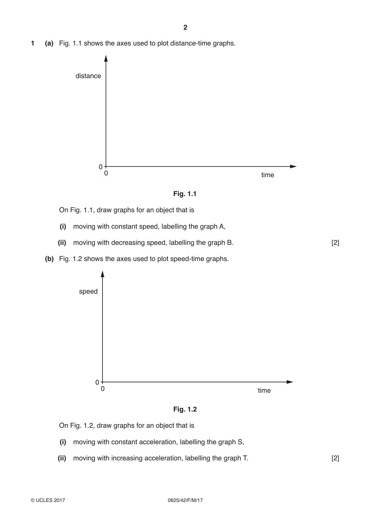 Cambridge IGCSE Physics 0625 2017 Feb/March Paper 4 · Variant 2 question paper, page 2 of 16