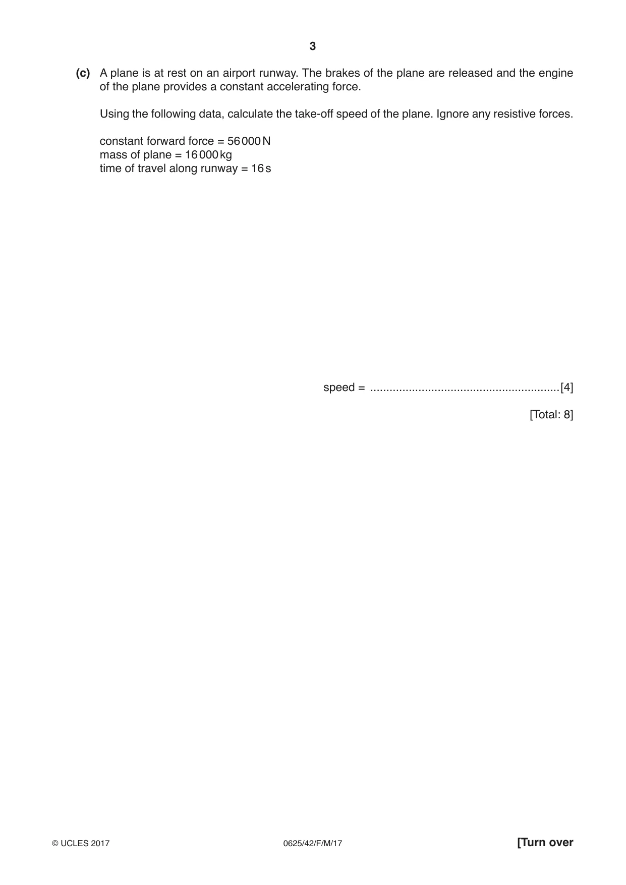 Cambridge IGCSE Physics 0625 2017 Feb/March Paper 4 · Variant 2 question paper, page 3 of 16