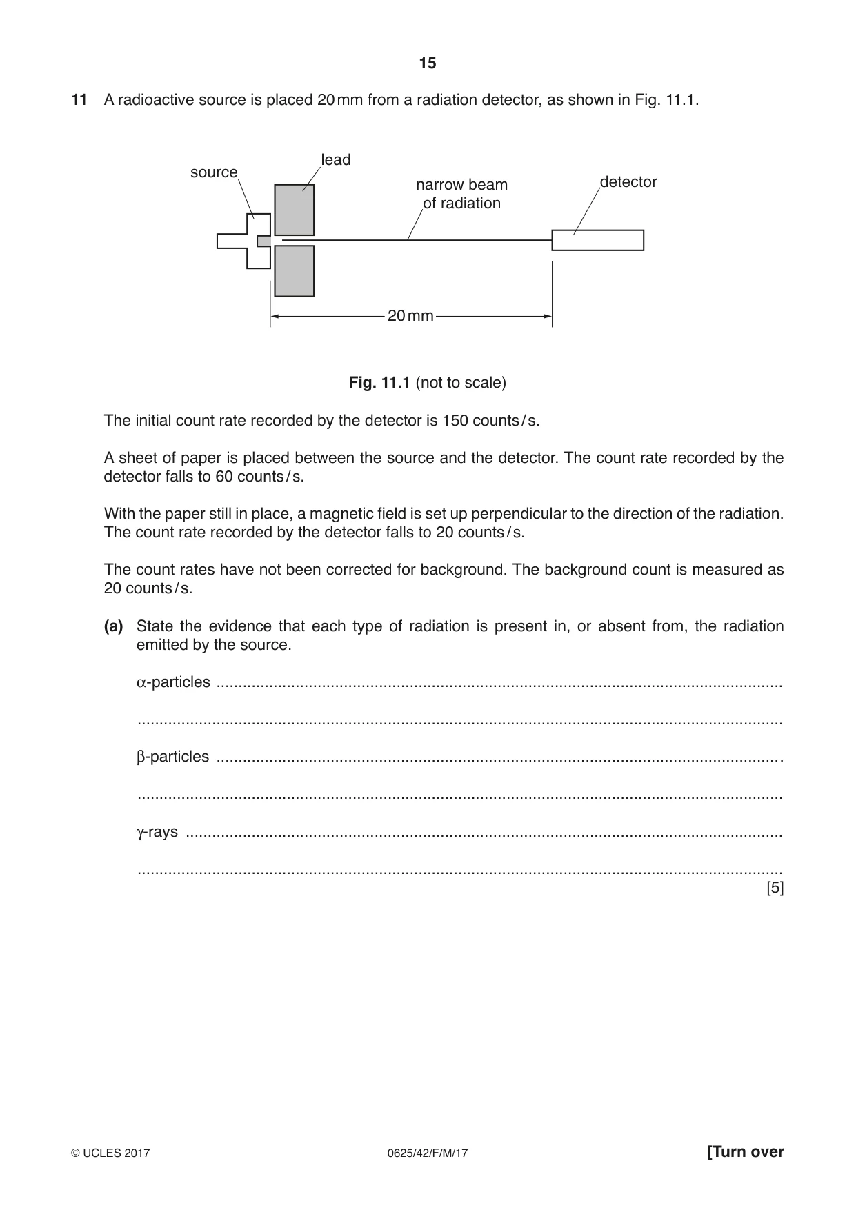 Cambridge IGCSE Physics 0625 2017 Feb/March Paper 4 · Variant 2 question paper, page 15 of 16