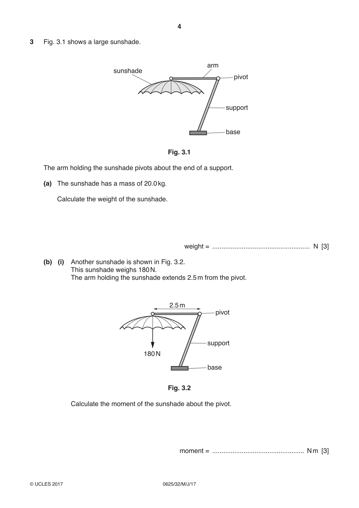 Cambridge IGCSE Physics 0625 2017 May/June Paper 3 · Variant 2 question paper, page 4 of 20