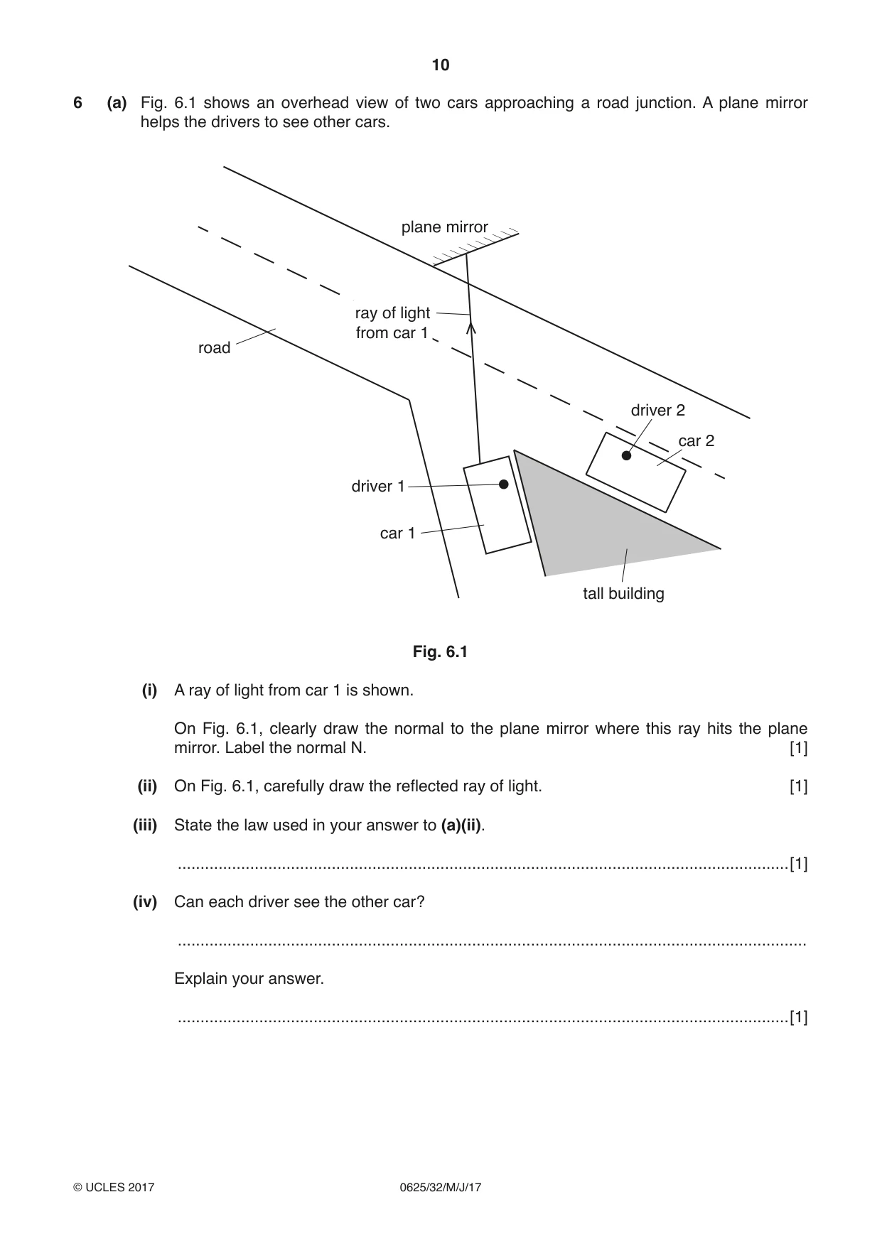 Cambridge IGCSE Physics 0625 2017 May/June Paper 3 · Variant 2 question paper, page 10 of 20