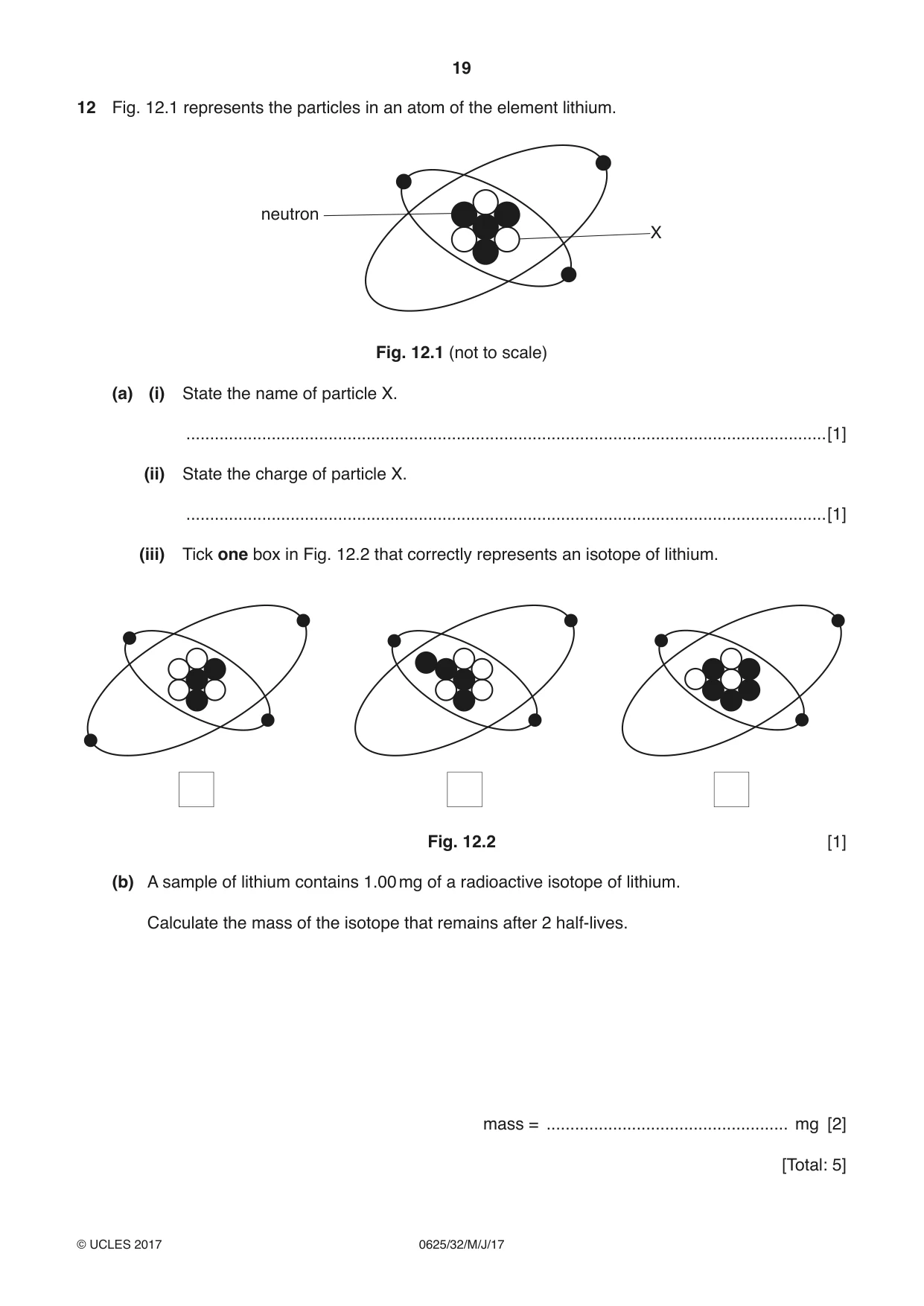 Cambridge IGCSE Physics 0625 2017 May/June Paper 3 · Variant 2 question paper, page 19 of 20