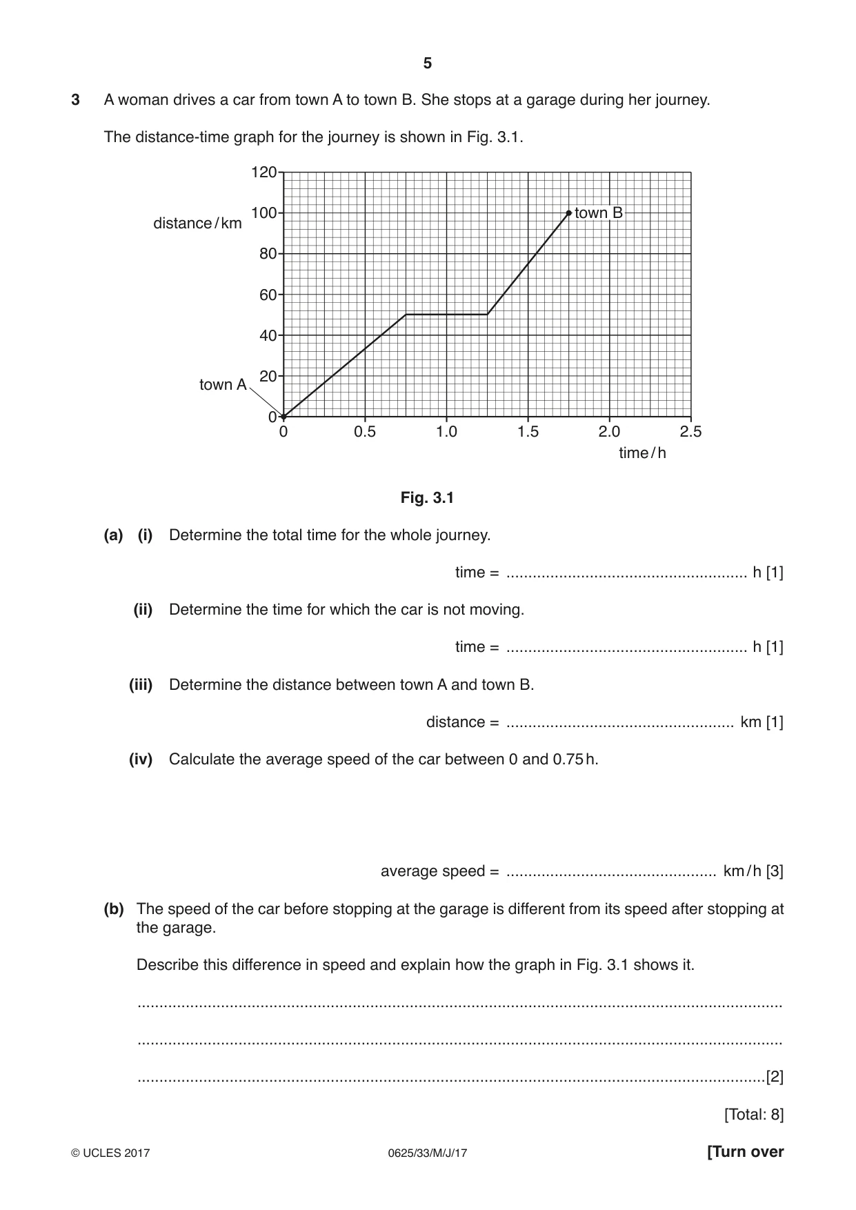 Cambridge IGCSE Physics 0625 2017 May/June Paper 3 · Variant 3 question paper, page 5 of 16
