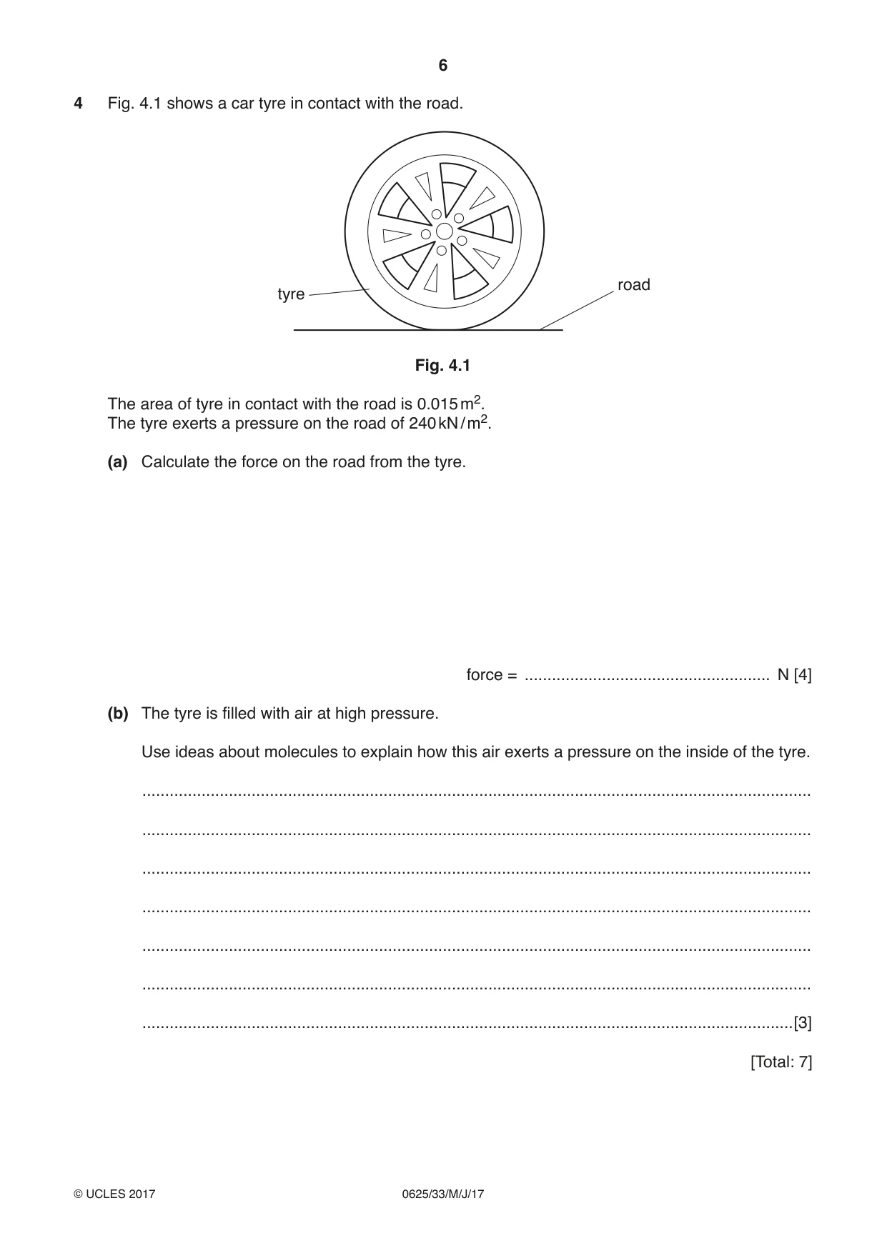 Cambridge IGCSE Physics 0625 2017 May/June Paper 3 · Variant 3 question paper, page 6 of 16