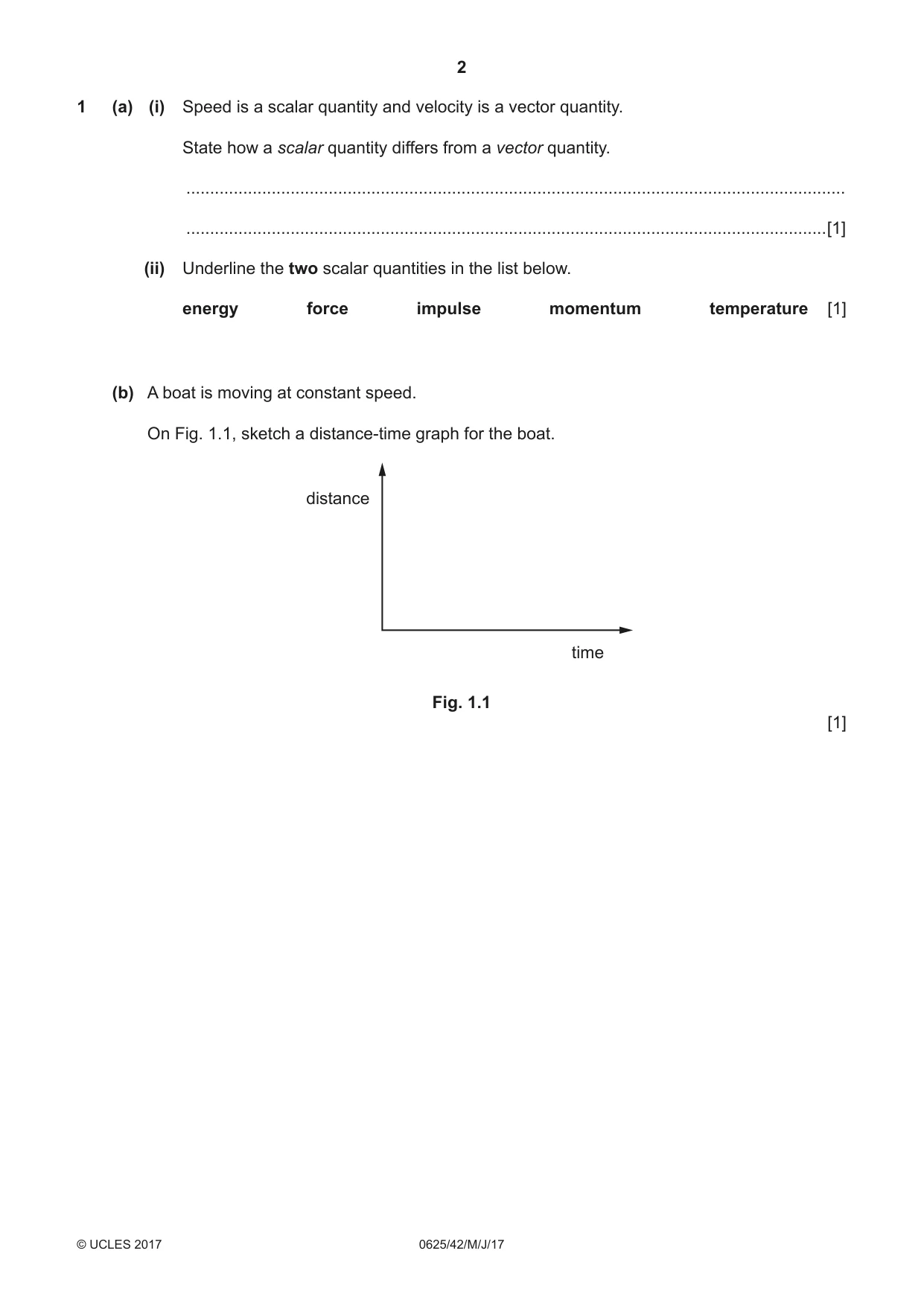 Cambridge IGCSE Physics 0625 2017 May/June Paper 4 · Variant 2 question paper, page 2 of 20