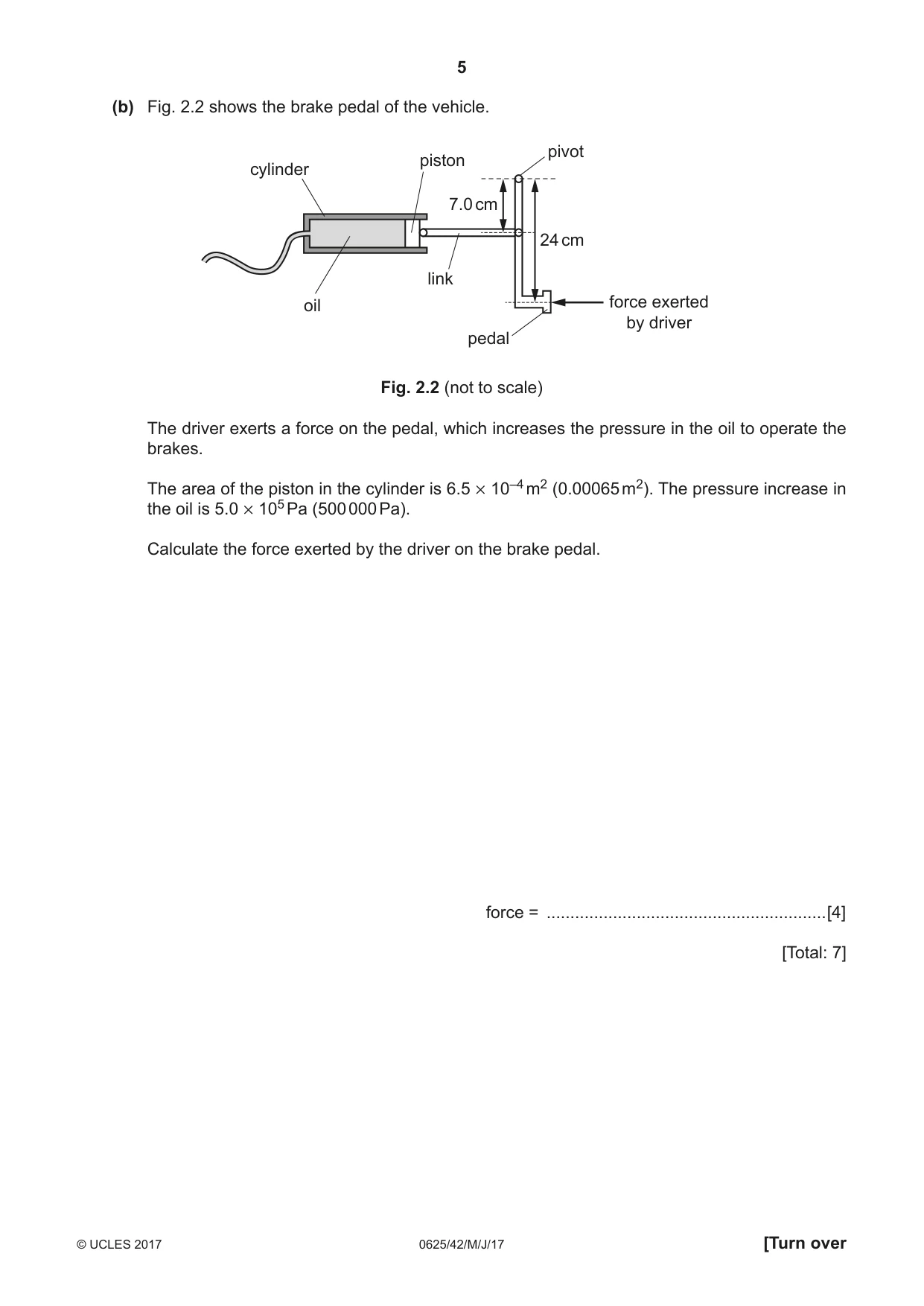 Cambridge IGCSE Physics 0625 2017 May/June Paper 4 · Variant 2 question paper, page 5 of 20