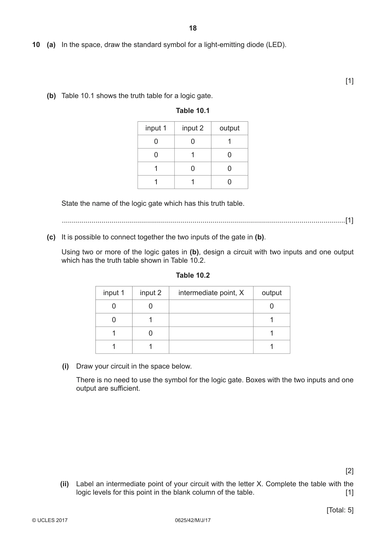 Cambridge IGCSE Physics 0625 2017 May/June Paper 4 · Variant 2 question paper, page 18 of 20