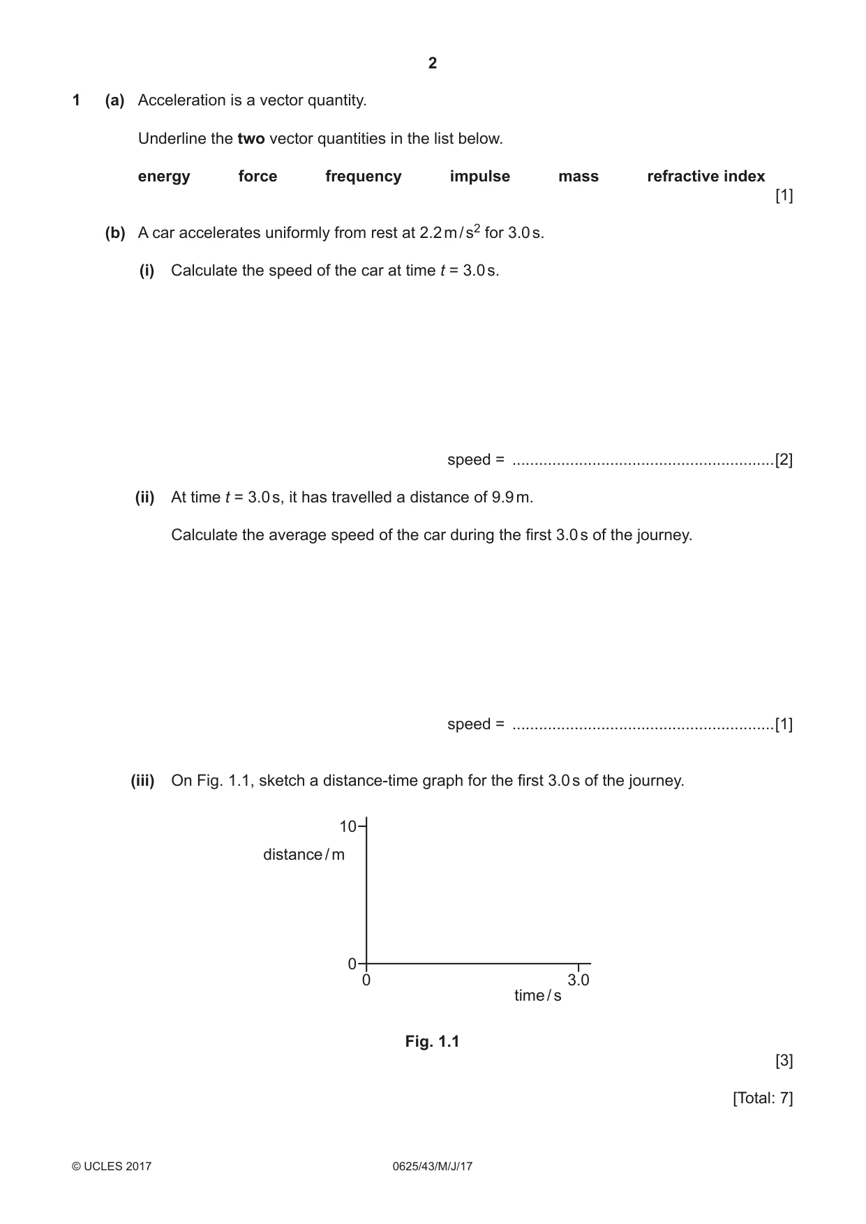 Cambridge IGCSE Physics 0625 2017 May/June Paper 4 · Variant 3 question paper, page 2 of 20