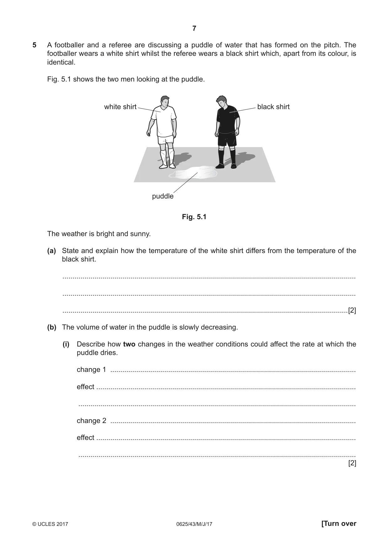 Cambridge IGCSE Physics 0625 2017 May/June Paper 4 · Variant 3 question paper, page 7 of 20
