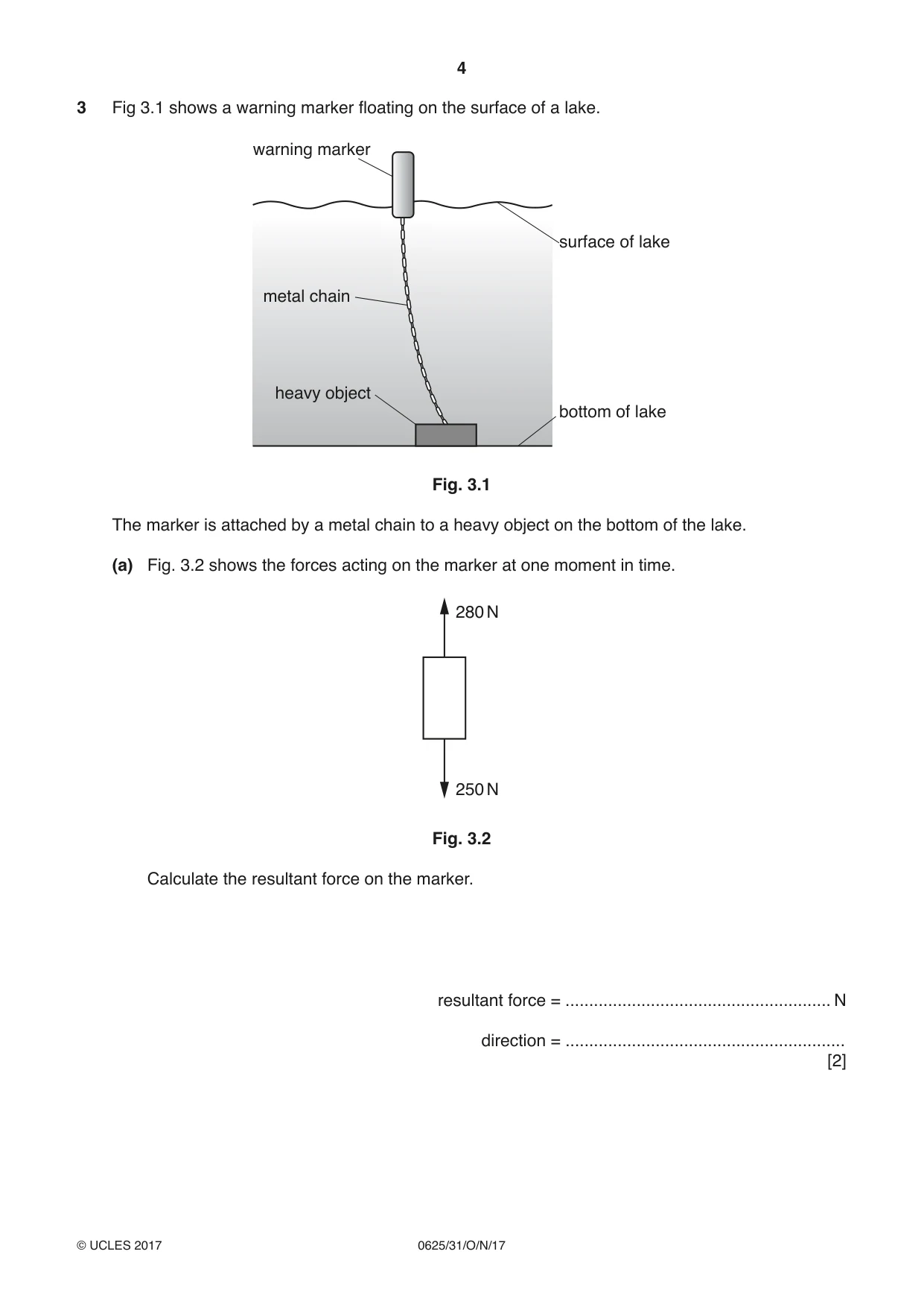 Cambridge IGCSE Physics 0625 2017 Oct/Nov Paper 3 · Variant 1 question paper, page 4 of 20