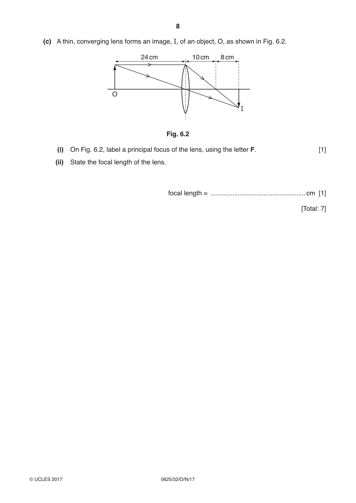 Cambridge IGCSE Physics 0625 2017 Oct/Nov Paper 3 · Variant 2 question paper, page 8 of 16