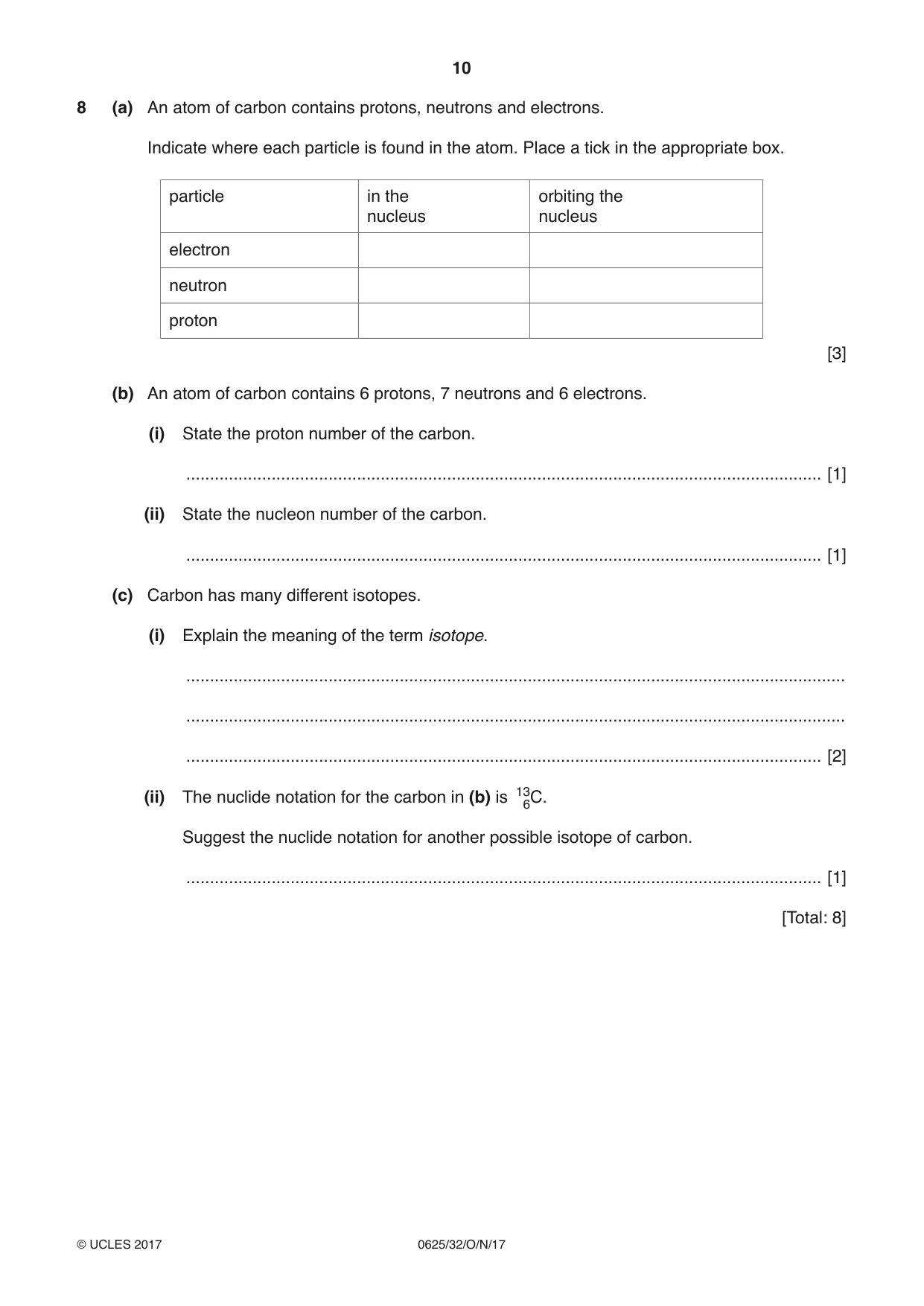 Cambridge IGCSE Physics 0625 2017 Oct/Nov Paper 3 · Variant 2 question paper, page 10 of 16