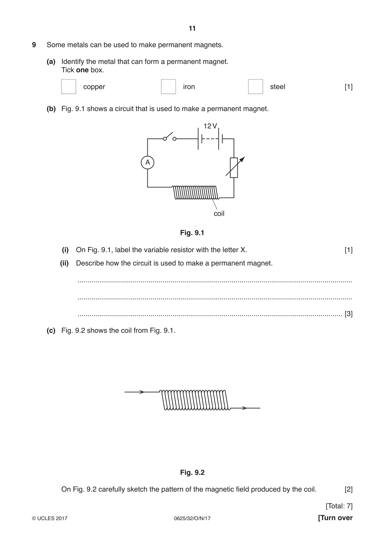 Cambridge IGCSE Physics 0625 2017 Oct/Nov Paper 3 · Variant 2 question paper, page 11 of 16